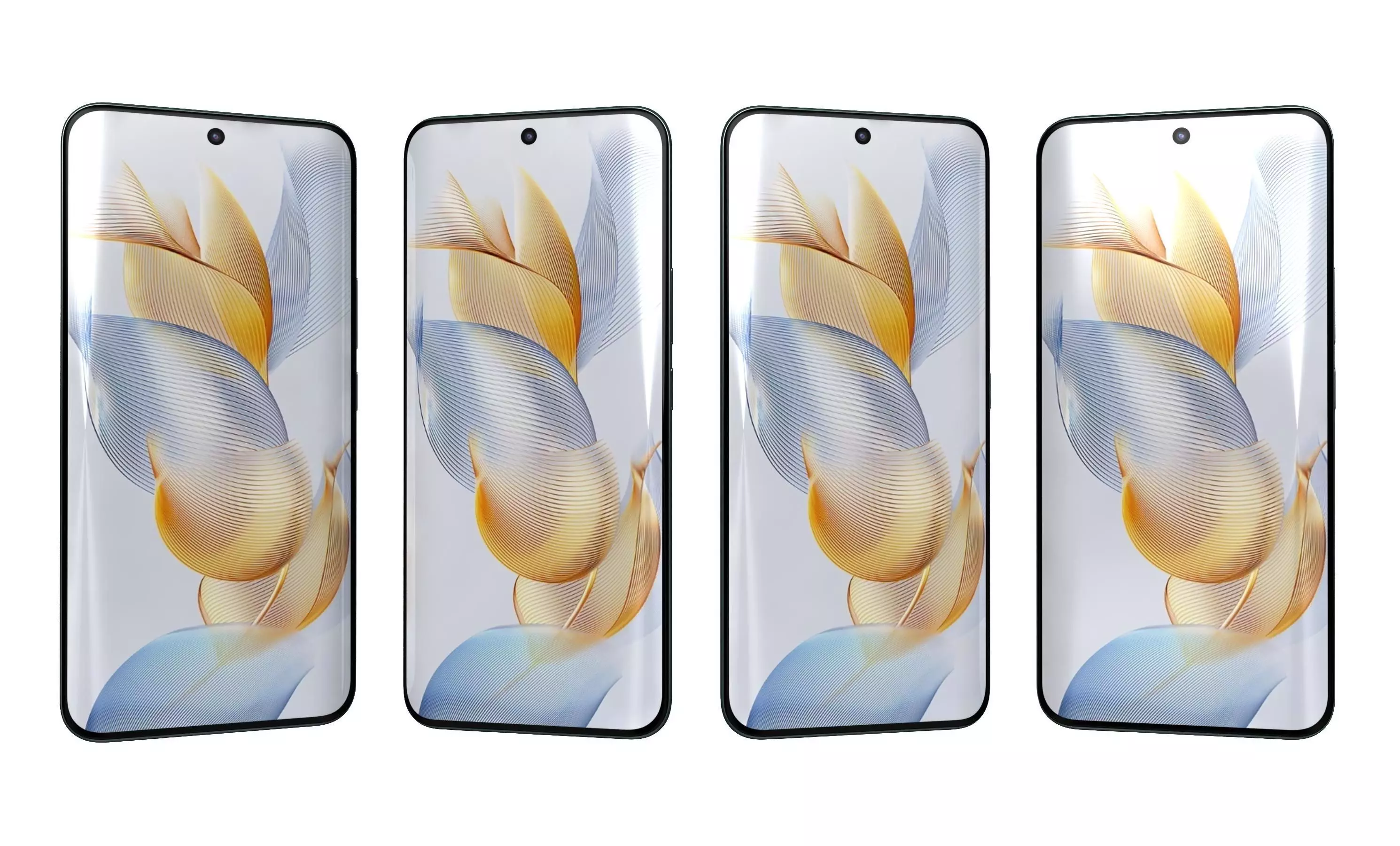 Honor 90 All Colors High Poly 3D model_12