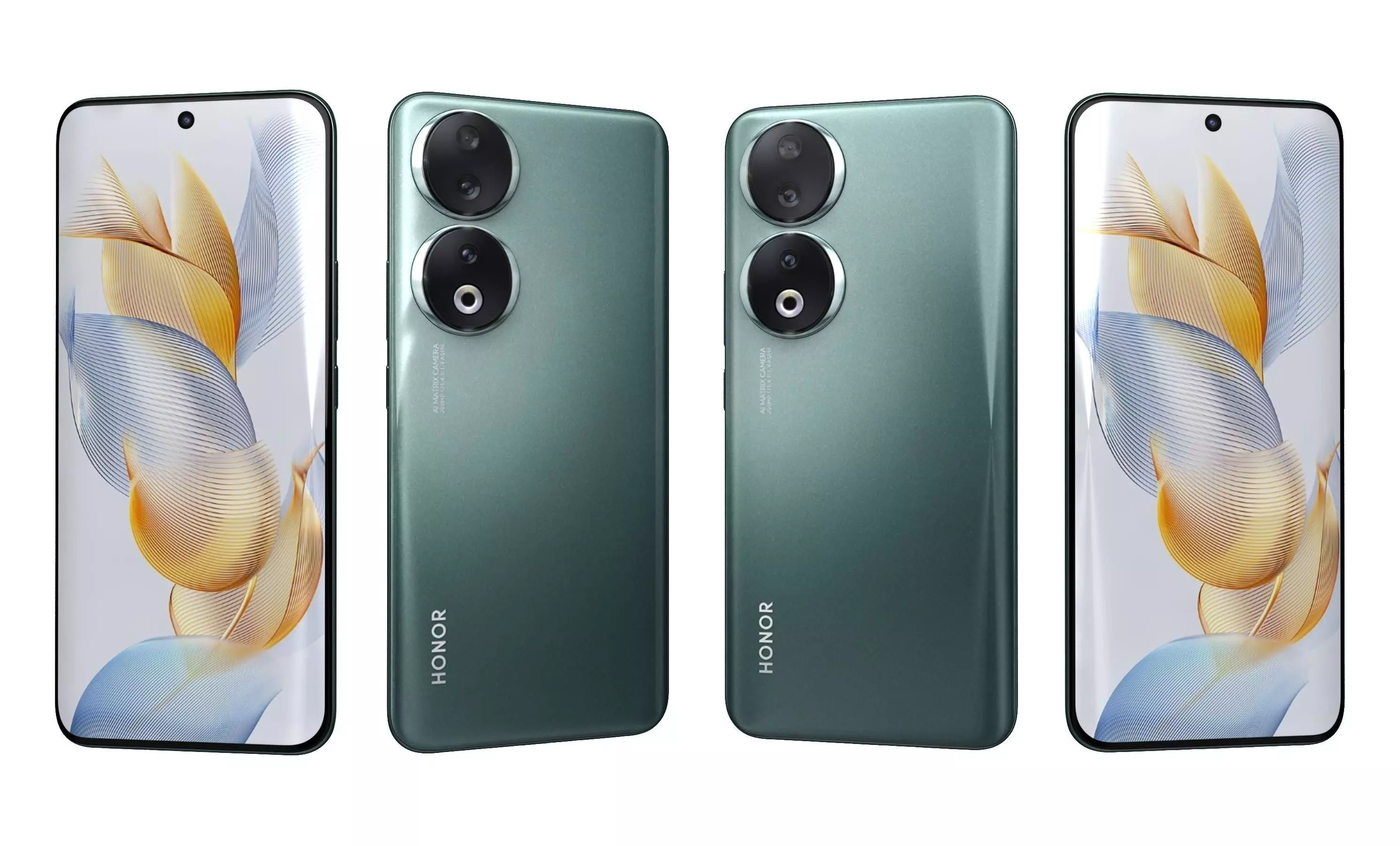 Honor 90 All Colors High Poly 3D model_49