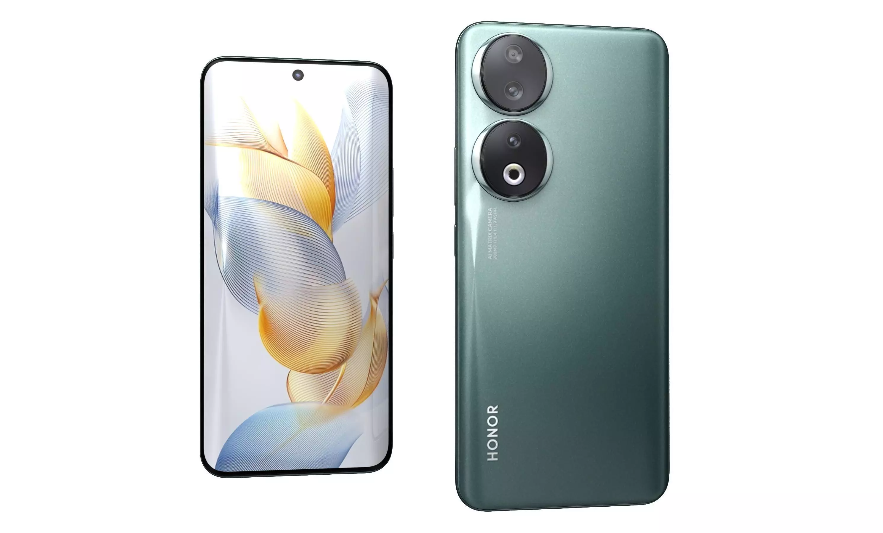 Honor 90 All Colors High Poly 3D model_1