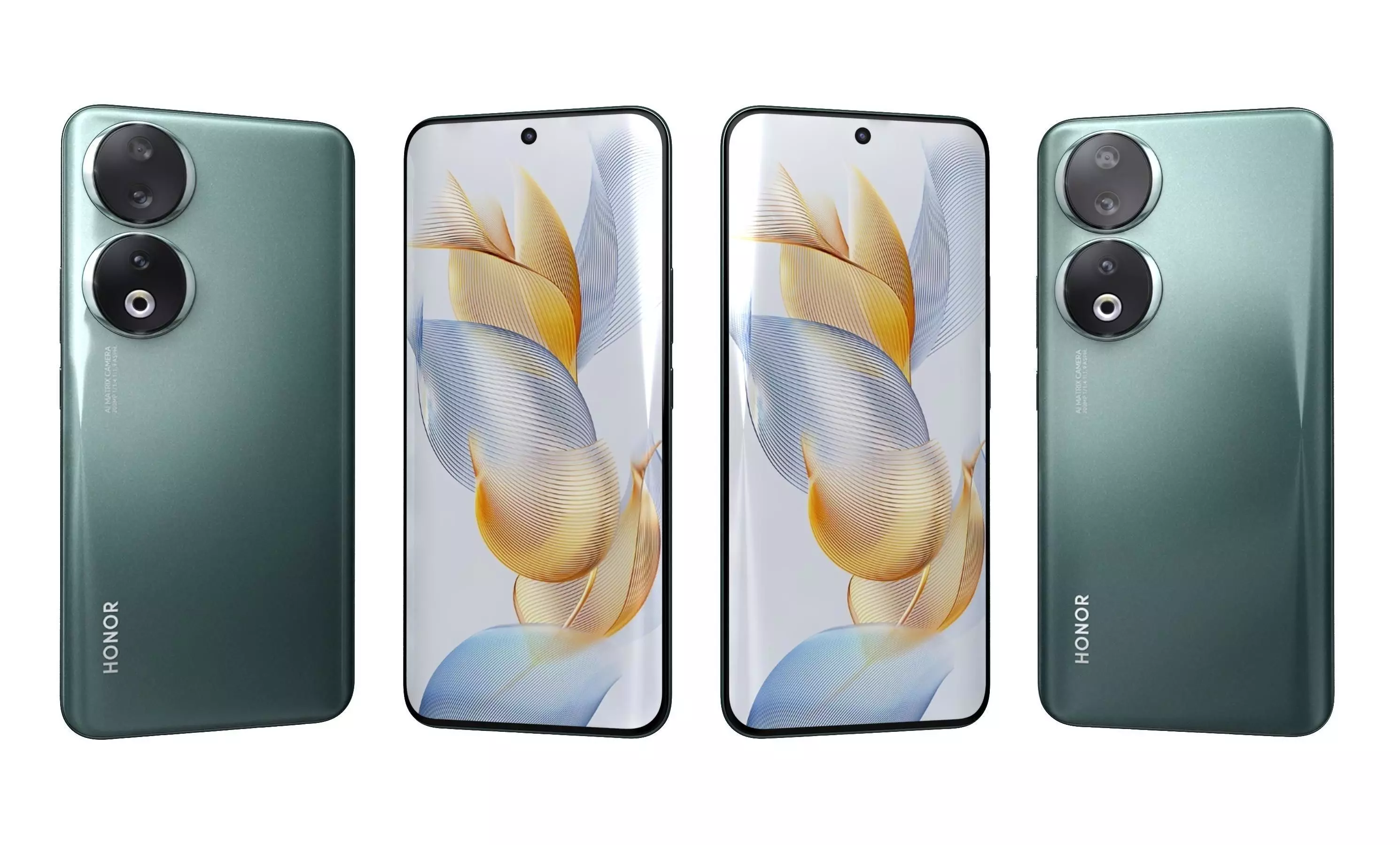 Honor 90 All Colors High Poly 3D model_20