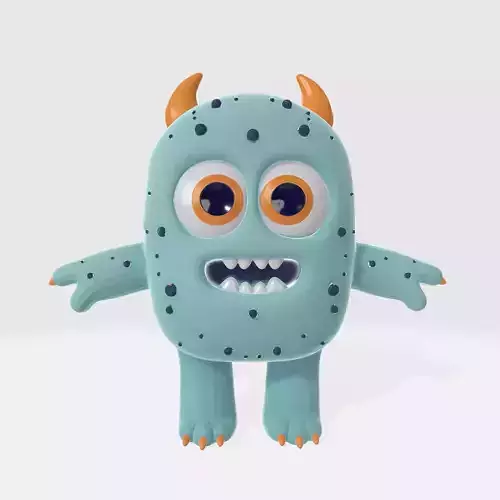 Monster Character 3 Low-poly 3D model