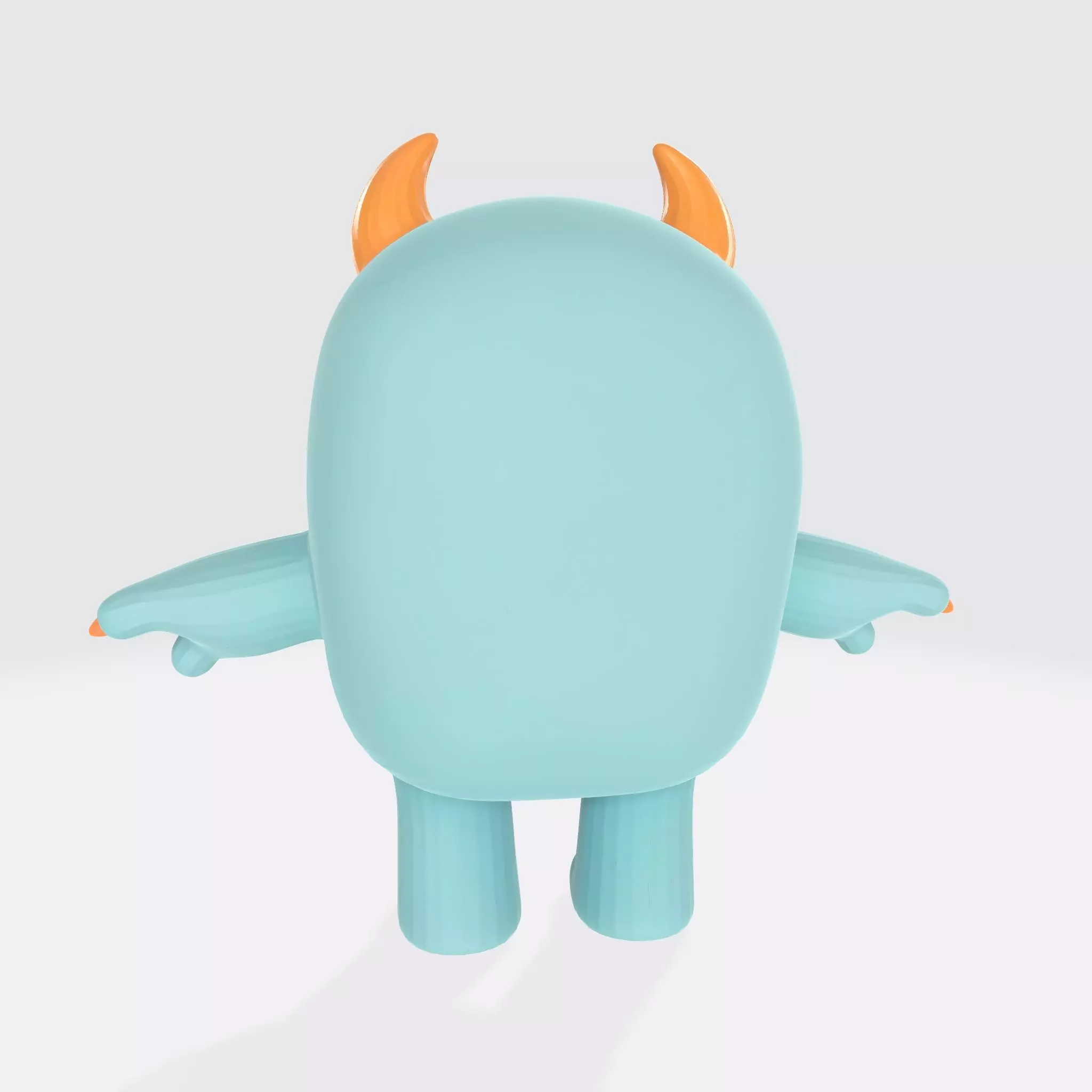 Monster Character 3 Low-poly 3D model_2