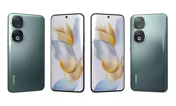 Honor 90 Green High Poly 