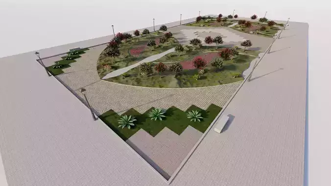 public park-Private Park Landscape