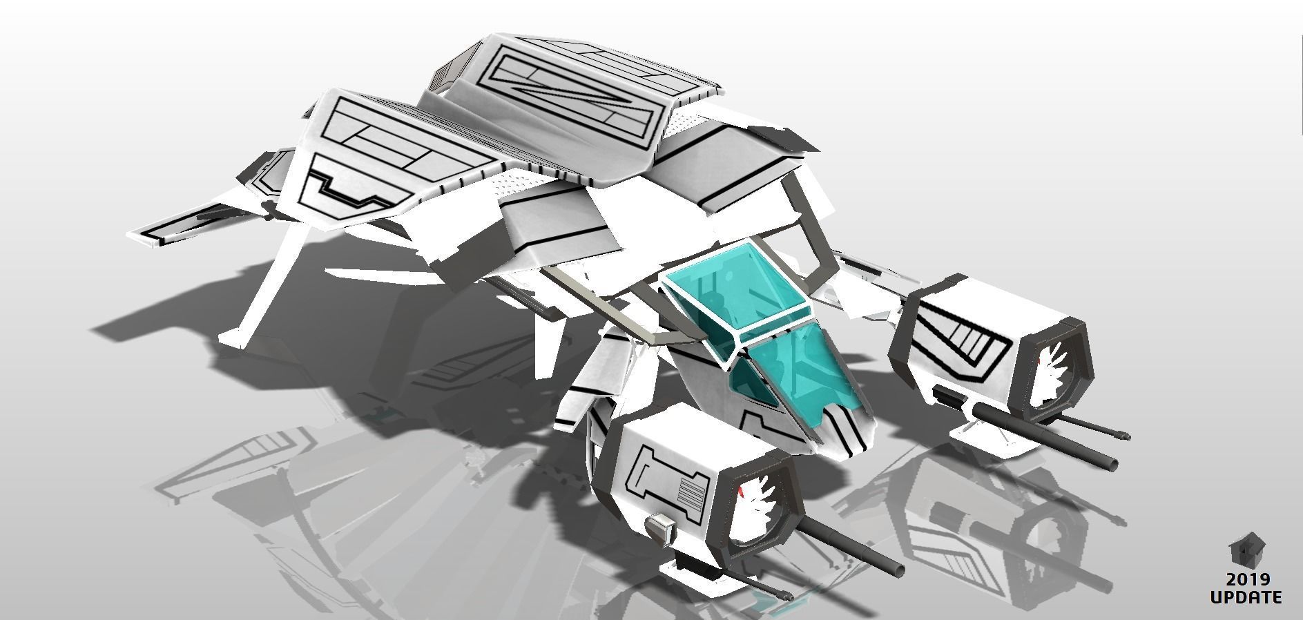 THE BAT batwing 3D print model_5