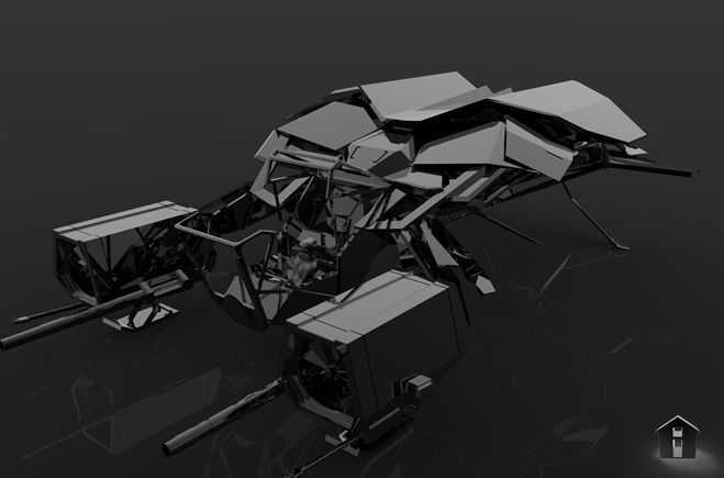 THE BAT batwing 3D print model_16