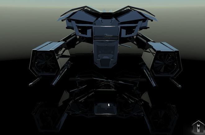 THE BAT batwing 3D print model_14