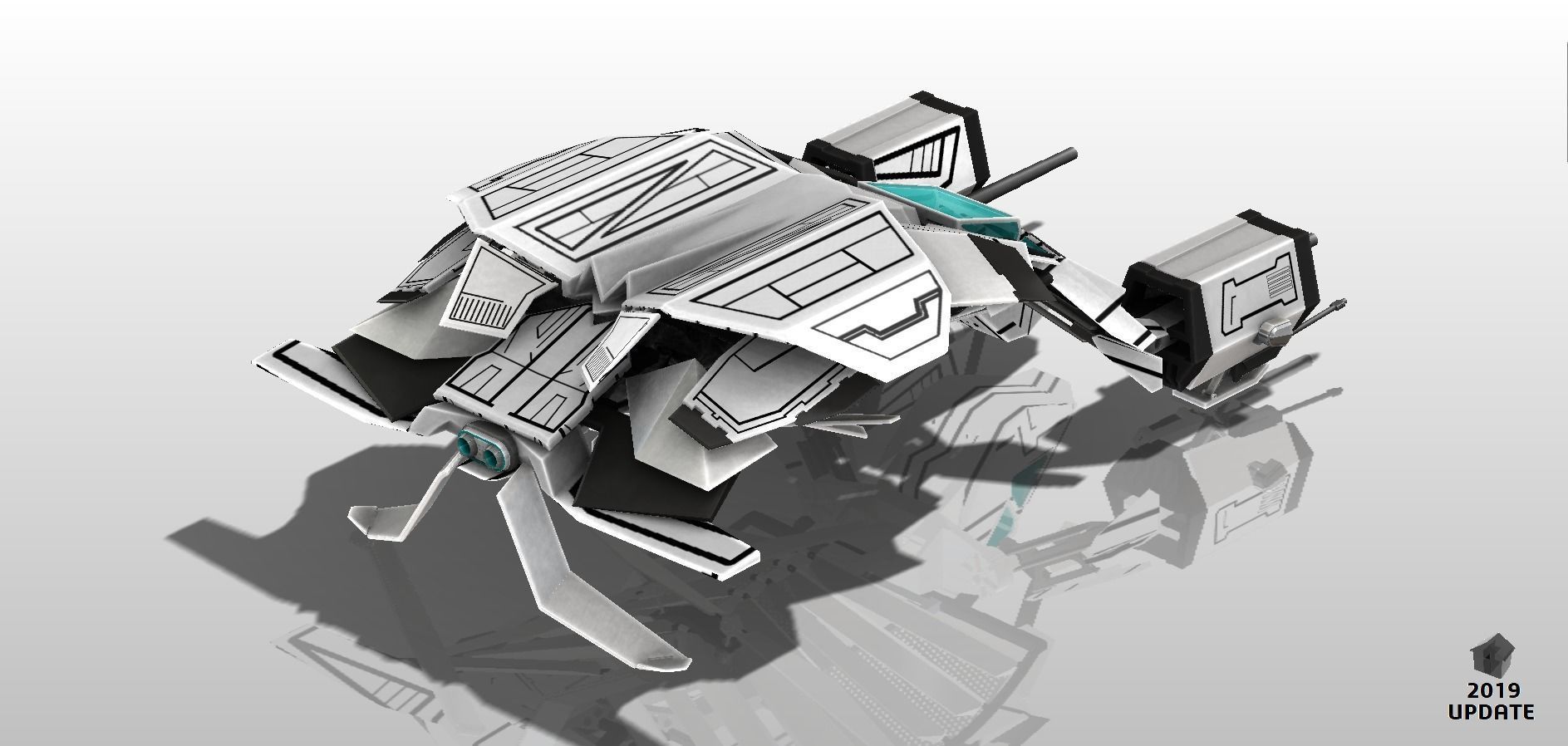 THE BAT batwing 3D print model_6