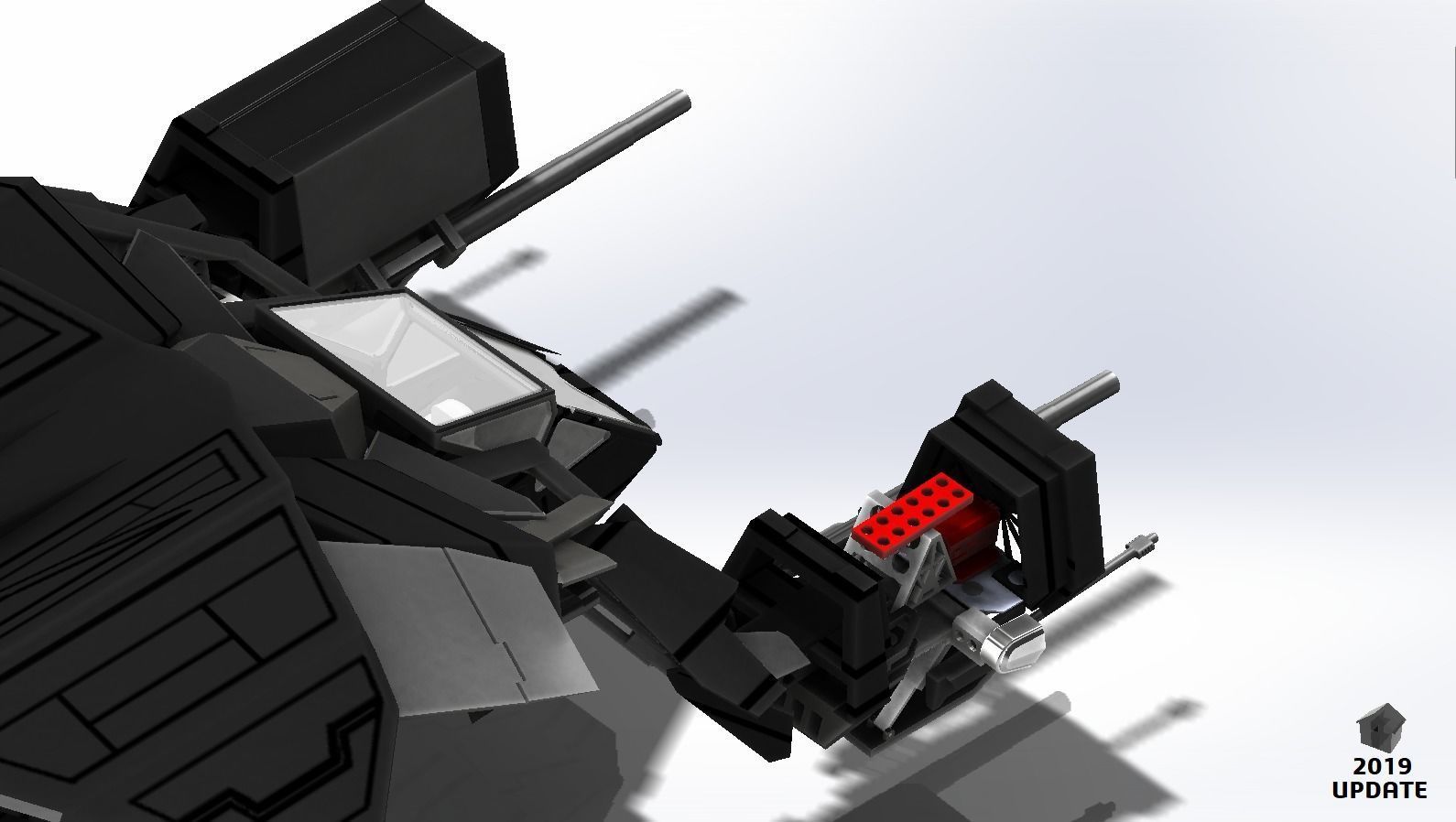 THE BAT batwing 3D print model_4