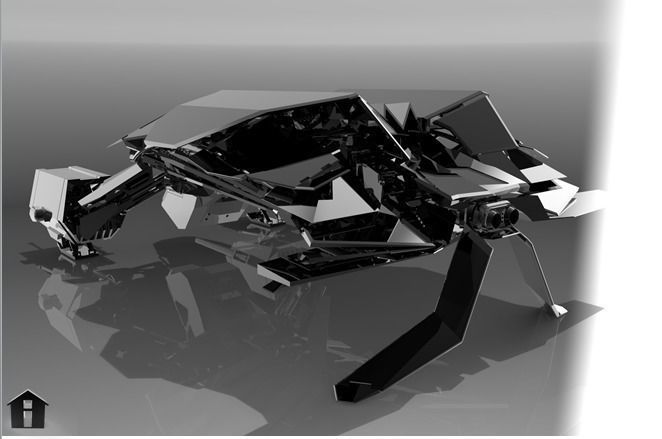 THE BAT batwing 3D print model_18