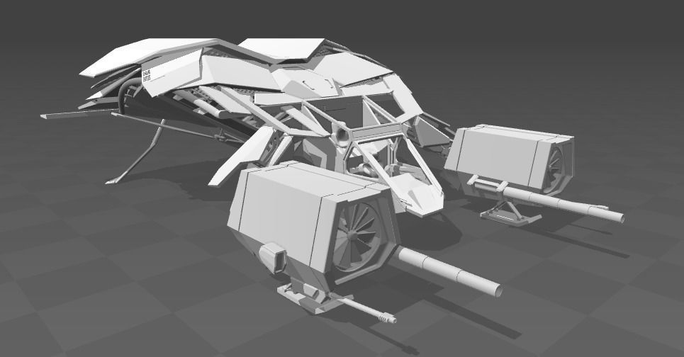 THE BAT batwing 3D print model_19