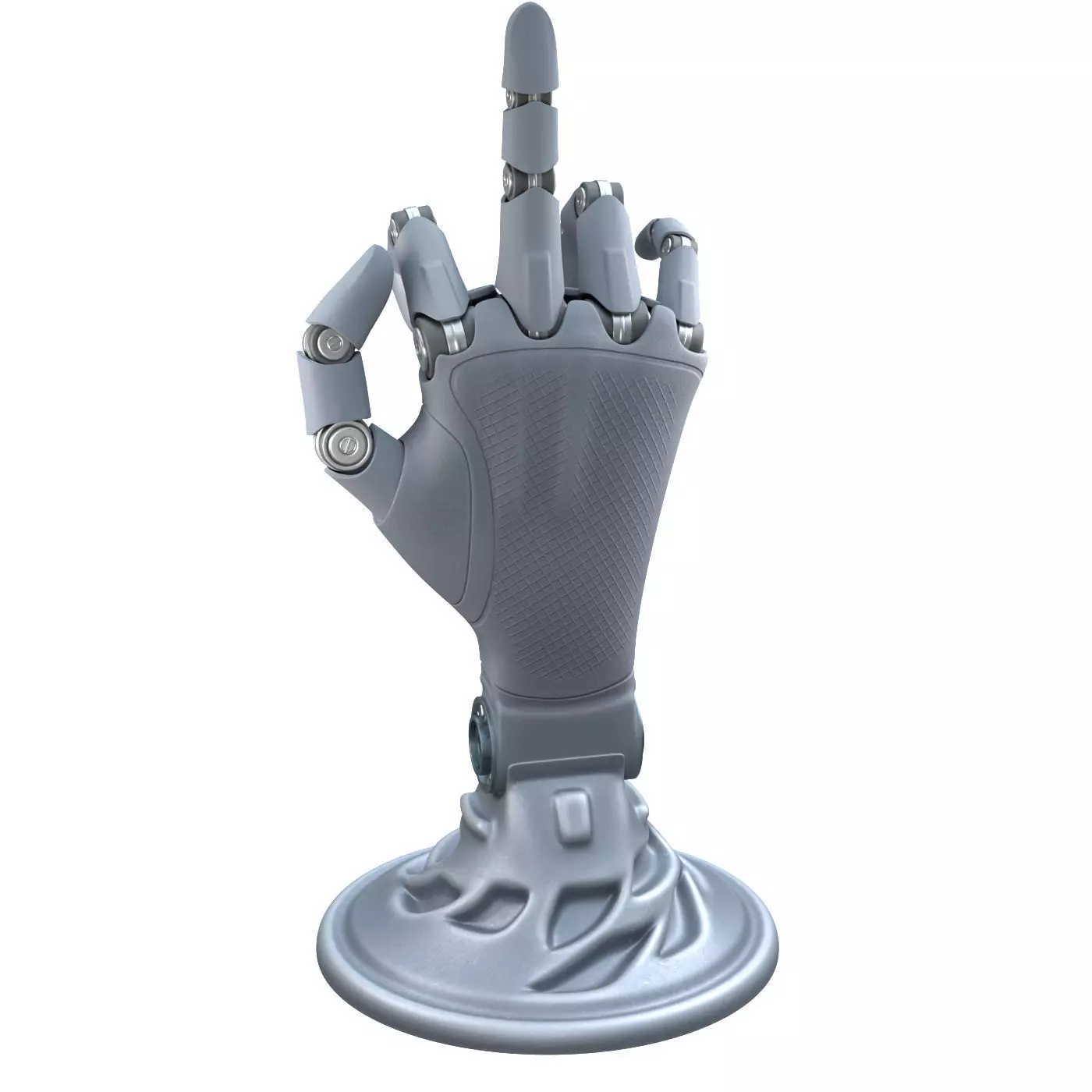 mechanical hand robot figure 3D model_6