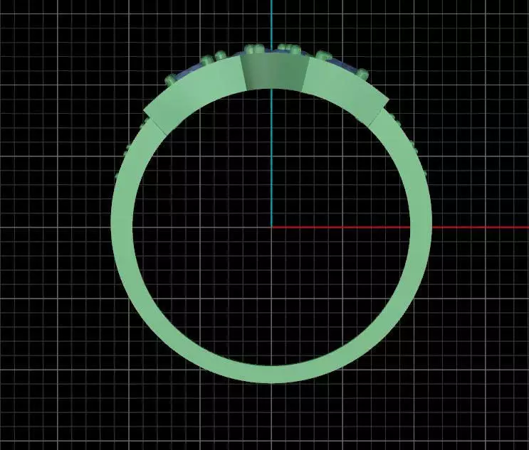 The N Ring  a refined symbol of individuality 3D print model_1