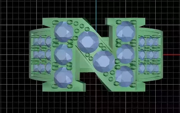 The N Ring  a refined symbol of individuality 3D print model