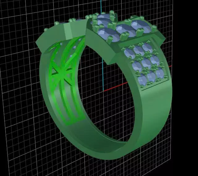 The N Ring  a refined symbol of individuality 3D print model_3