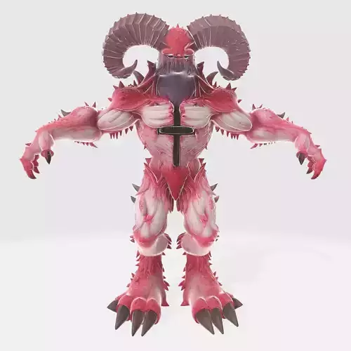 Monster Character 1 Low-poly 3D model