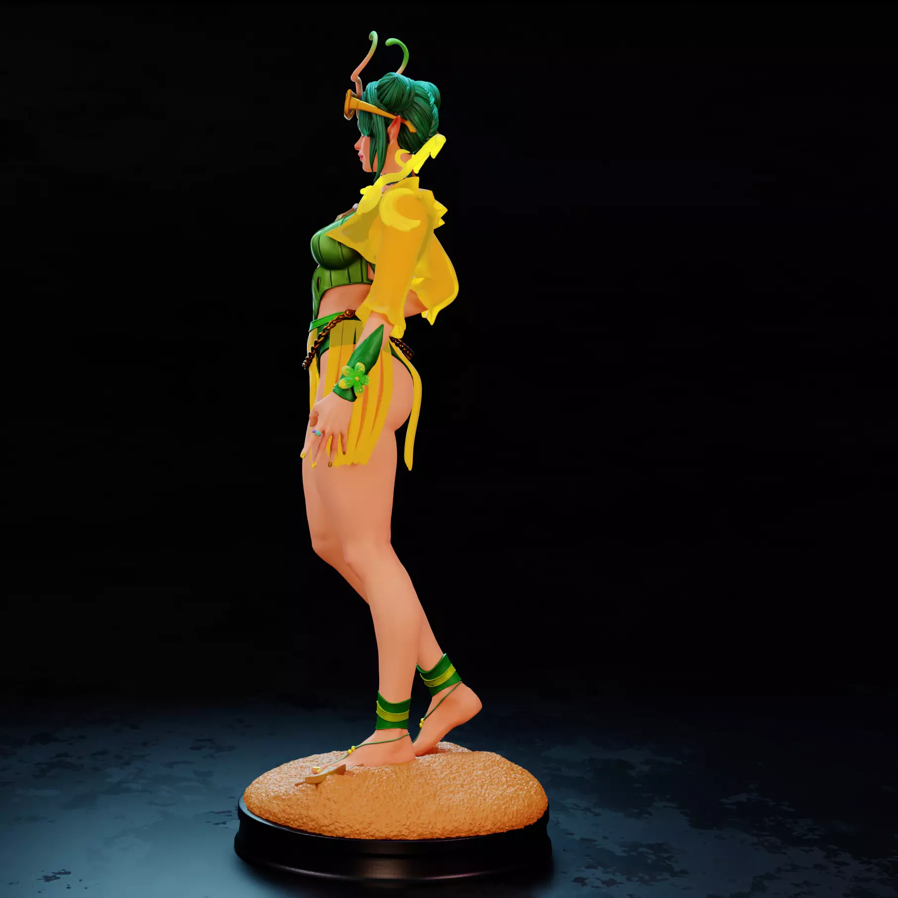 Mantis  Summer Skin  Marvel Rivals 3D print model_4