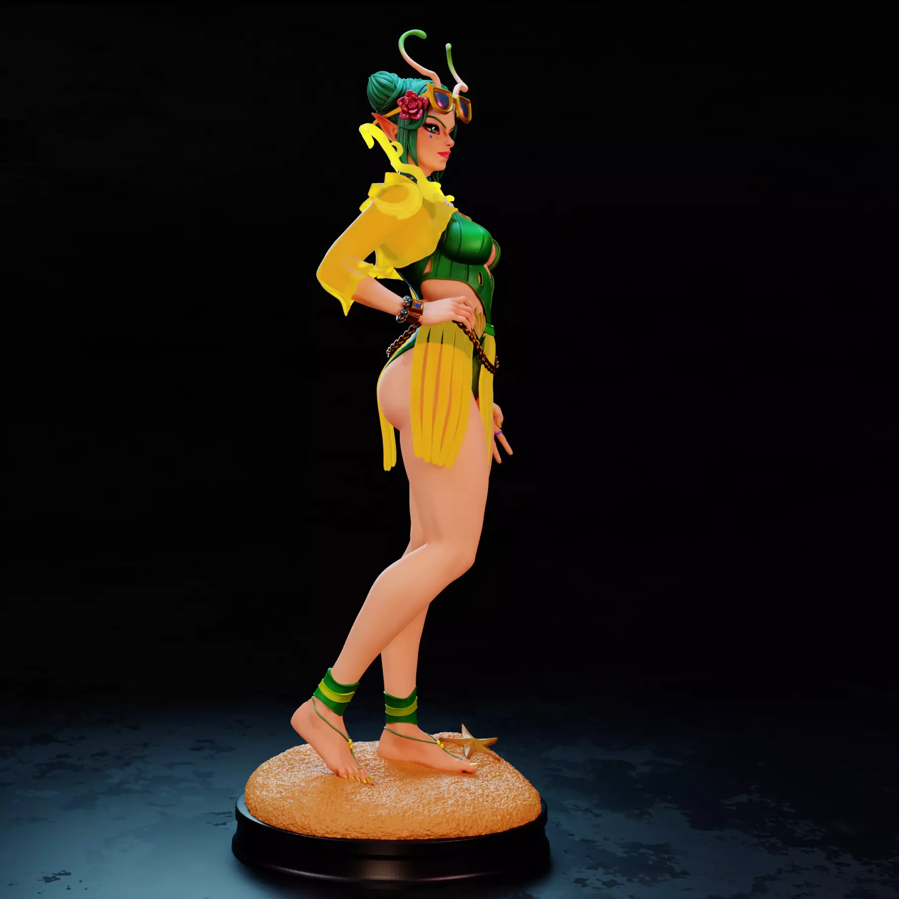 Mantis  Summer Skin  Marvel Rivals 3D print model_1