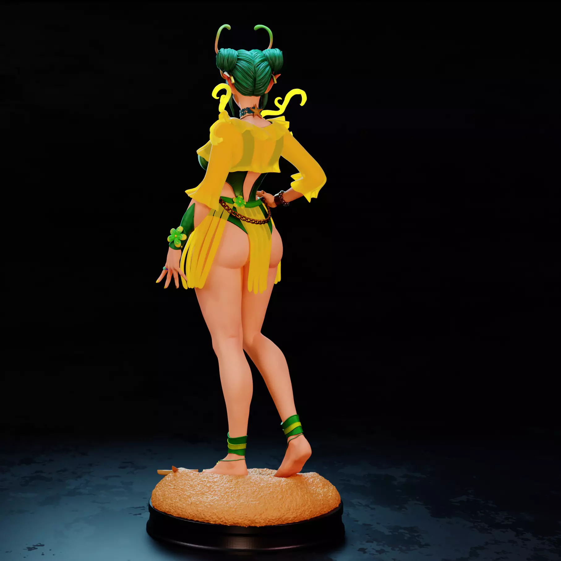 Mantis  Summer Skin  Marvel Rivals 3D print model_3