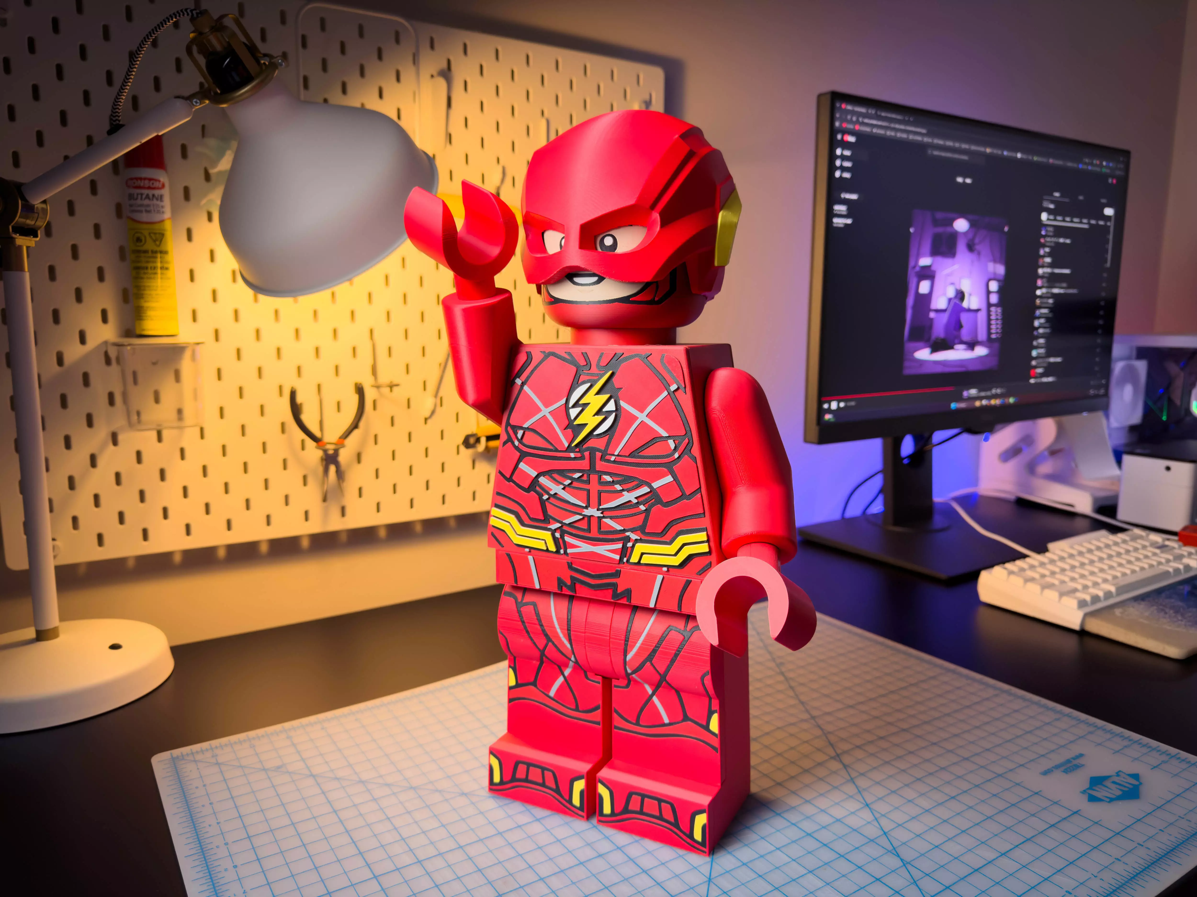 The Flash Modular Figure Fastest Figure Alive 3D print model_2