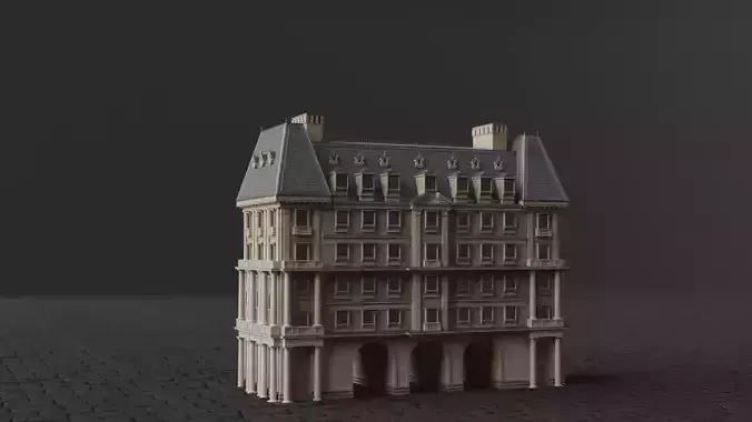 Classical European Building - House 20