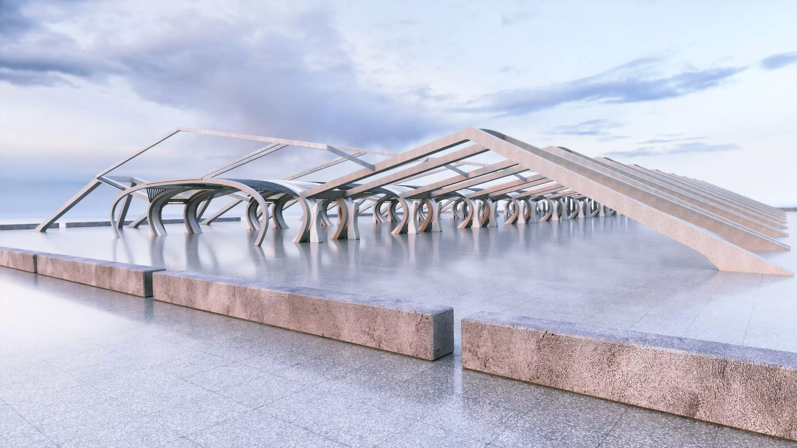 Modern Architectural Background Pack II - 3 in 1 Collection _16