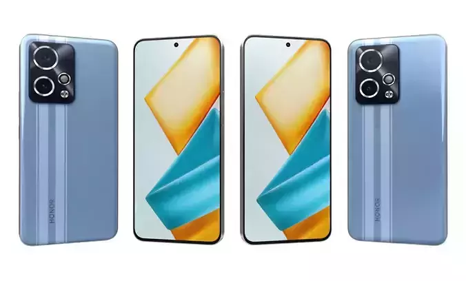 Honor 90 GT Blue High Poly 