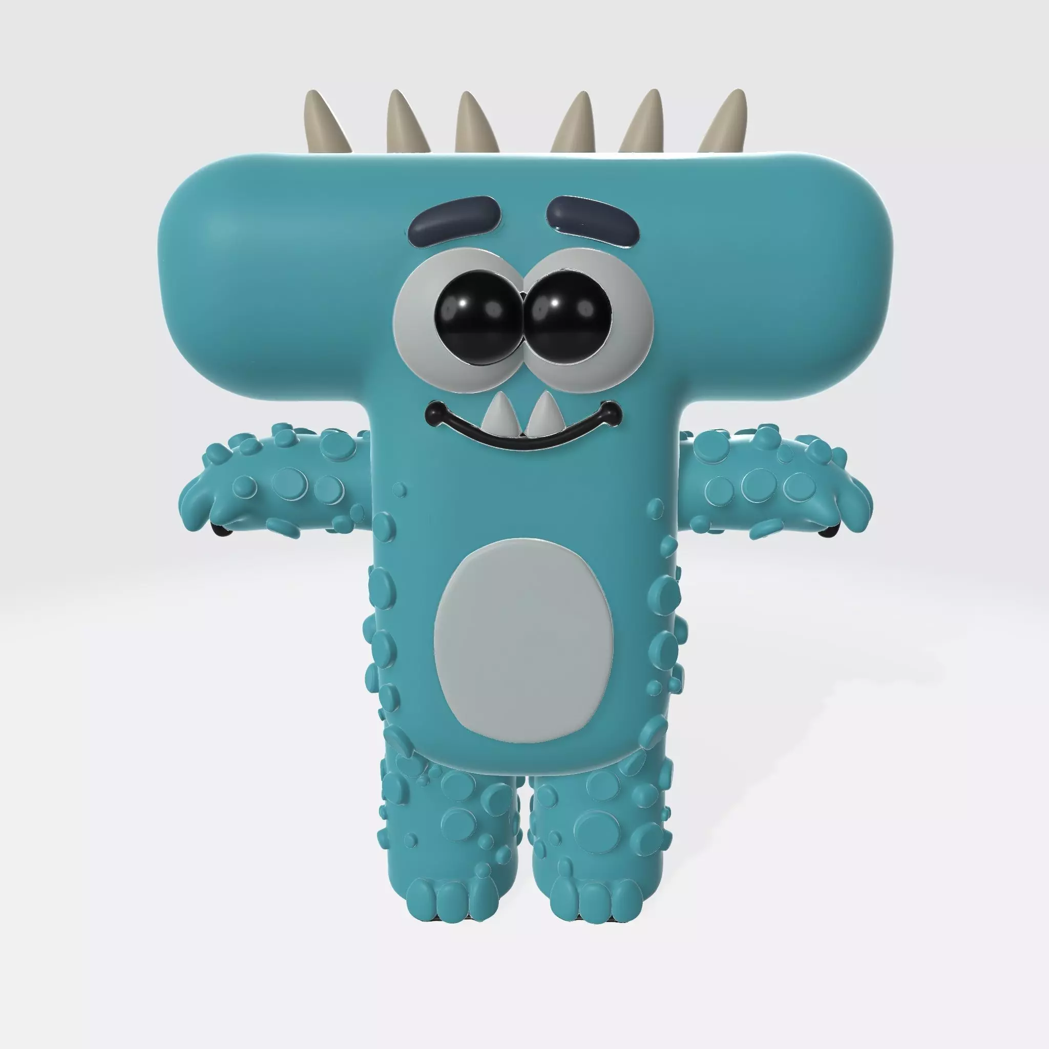 Monster Character 20 Low-poly 3D model_0