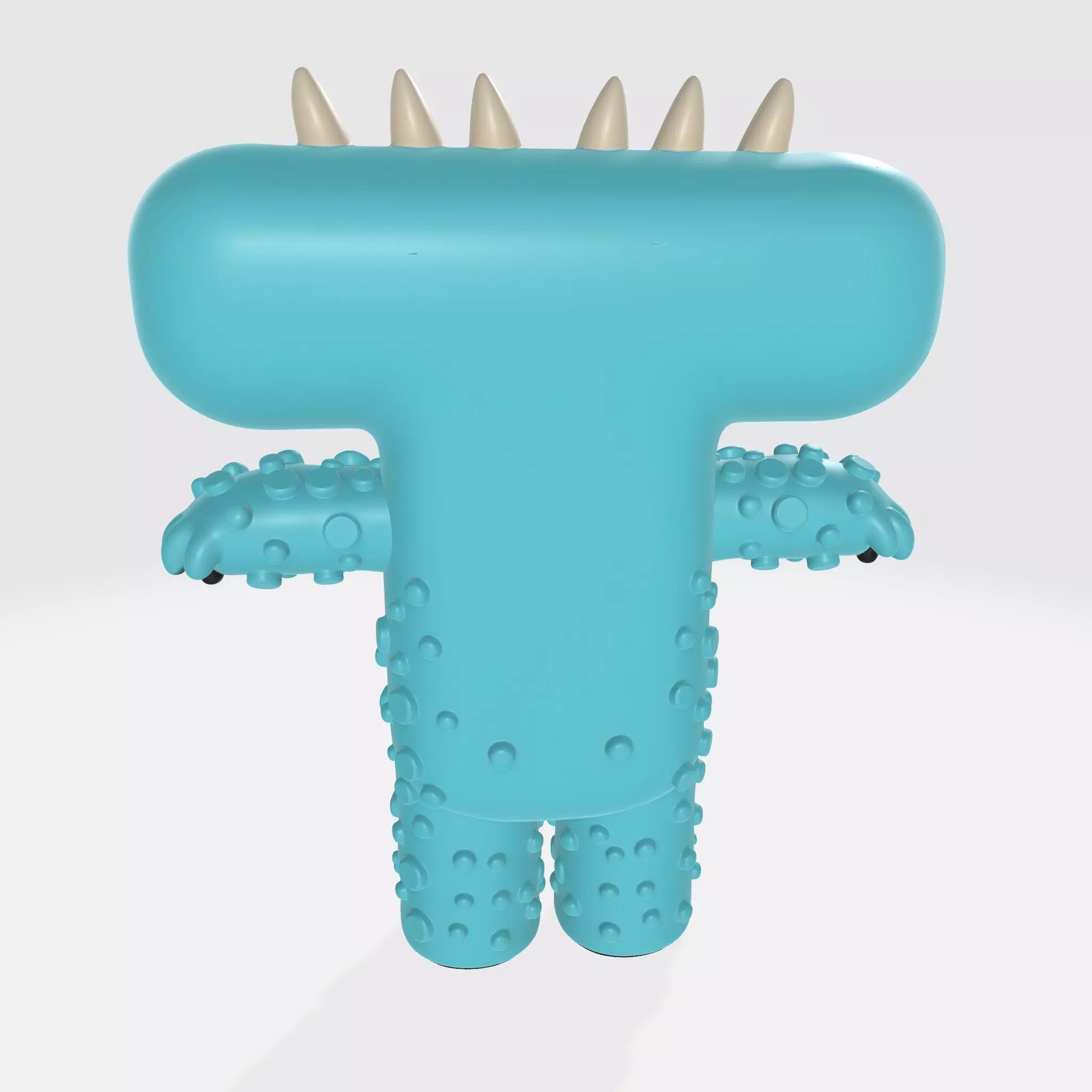 Monster Character 20 Low-poly 3D model_2