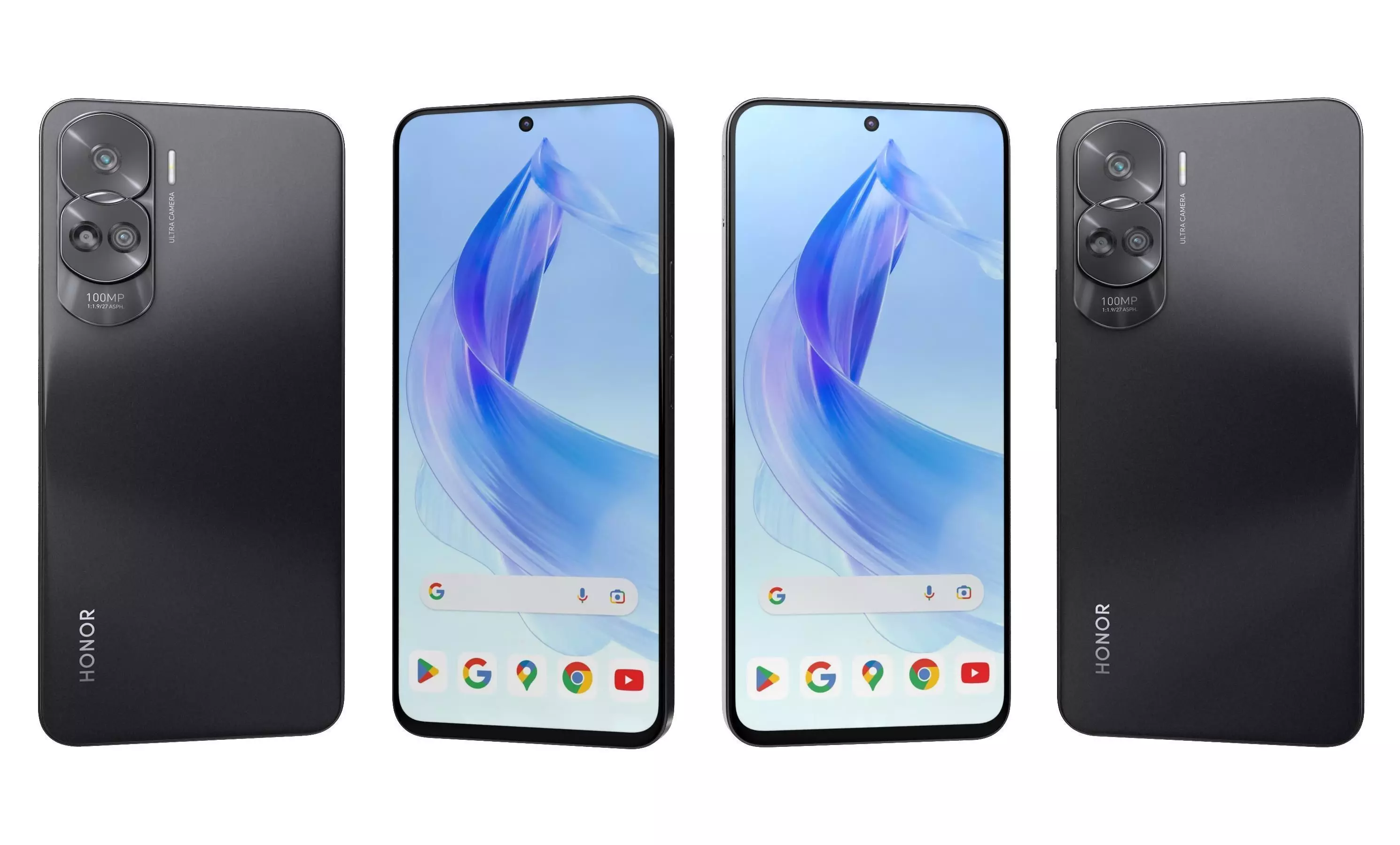 Honor 90 Lite All Colors High Poly  3D model_1