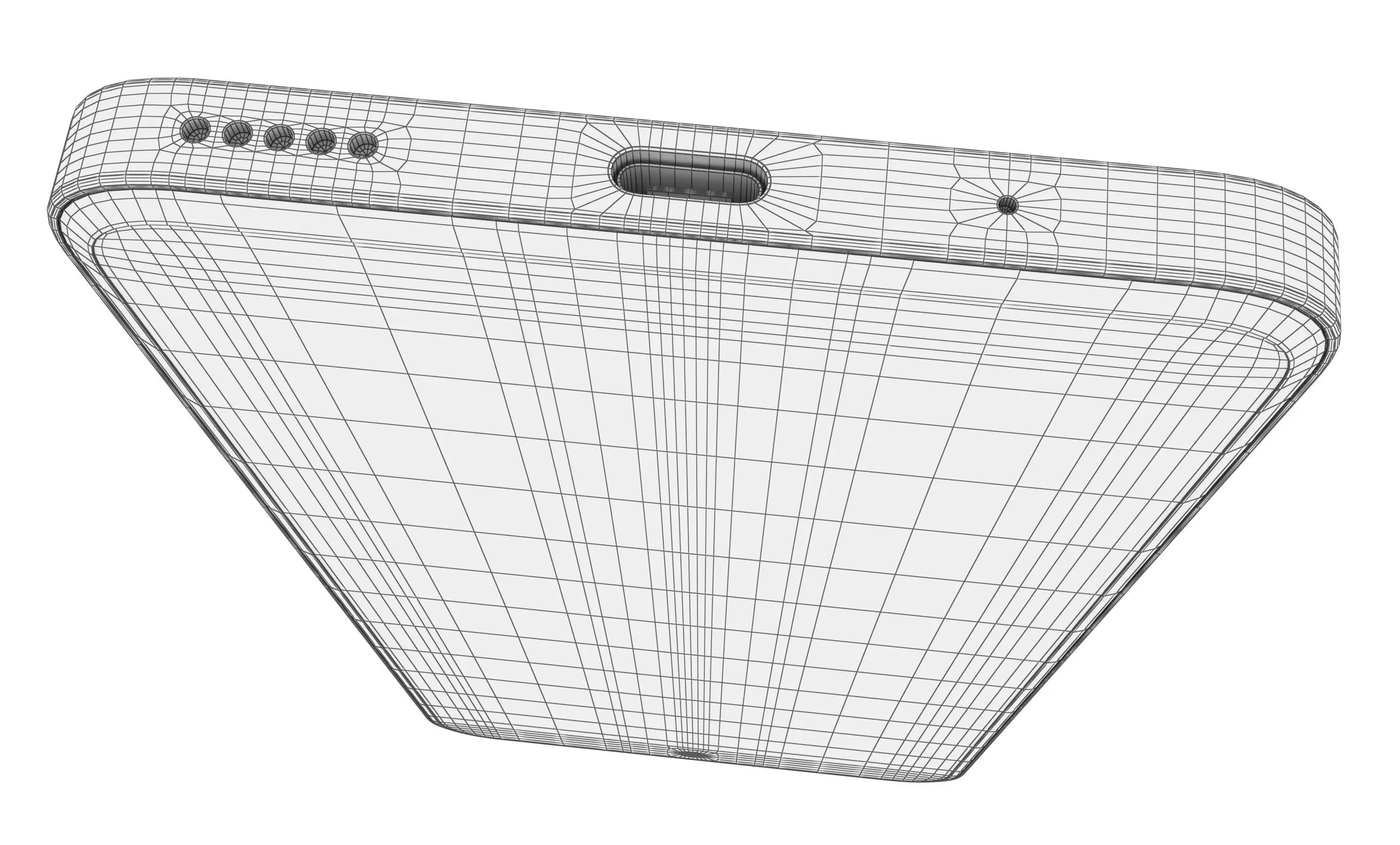 Honor 90 Lite Black High Poly  3D model_15