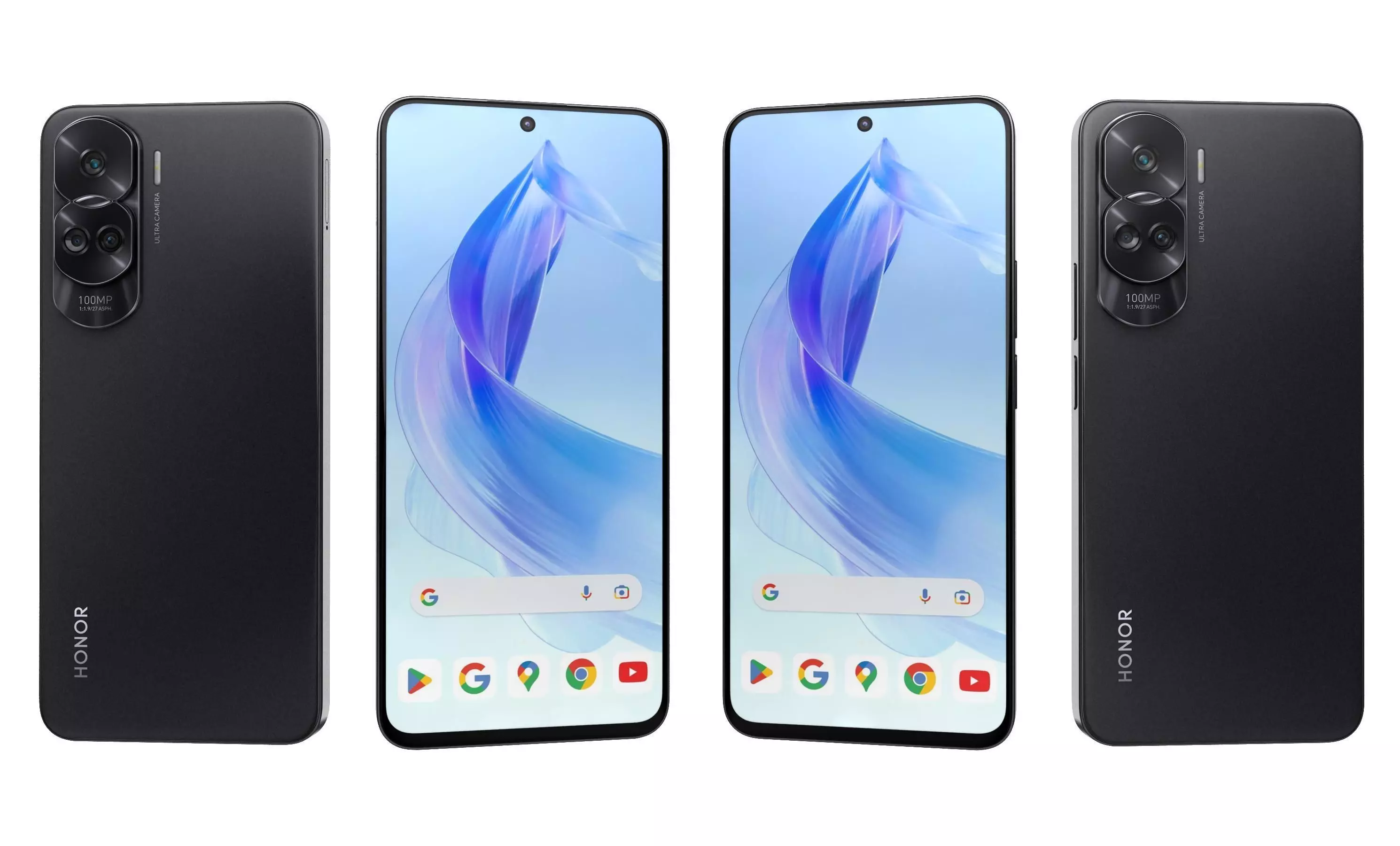 Honor 90 Lite Black High Poly  3D model_28