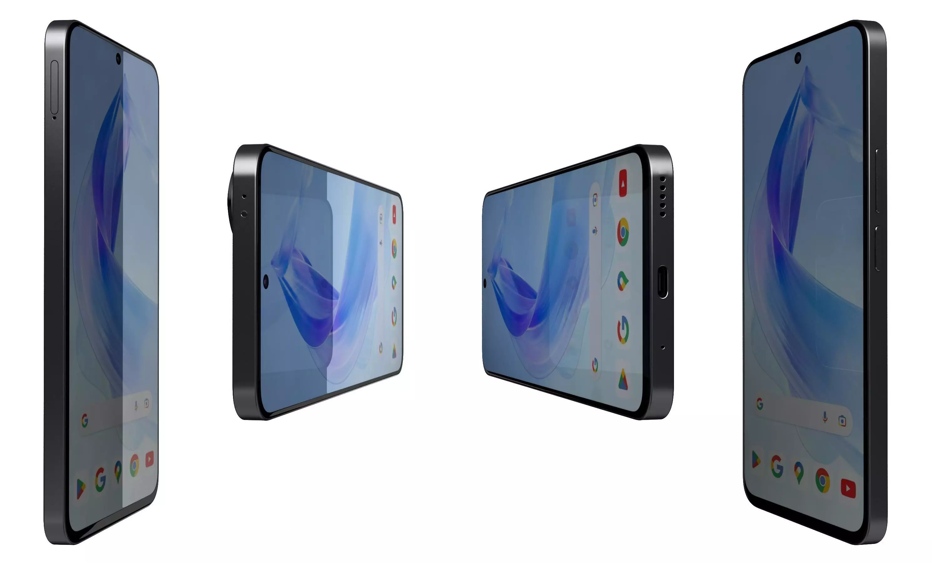 Honor 90 Lite Black High Poly  3D model_2