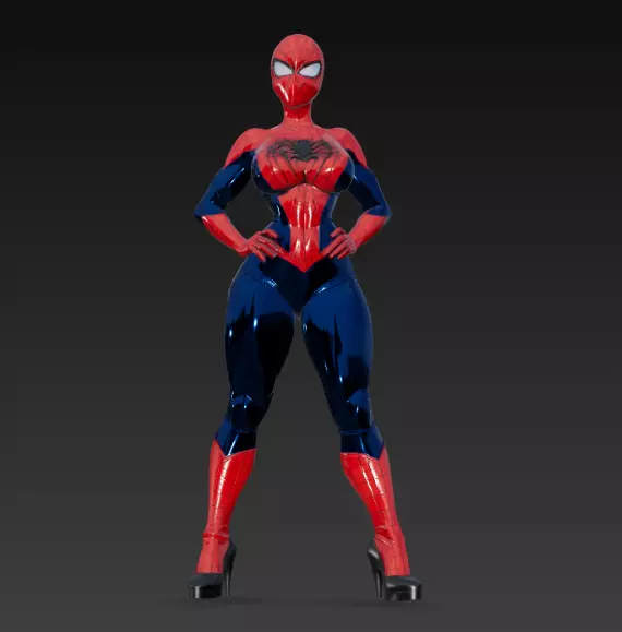 Spider Woman 3D print model