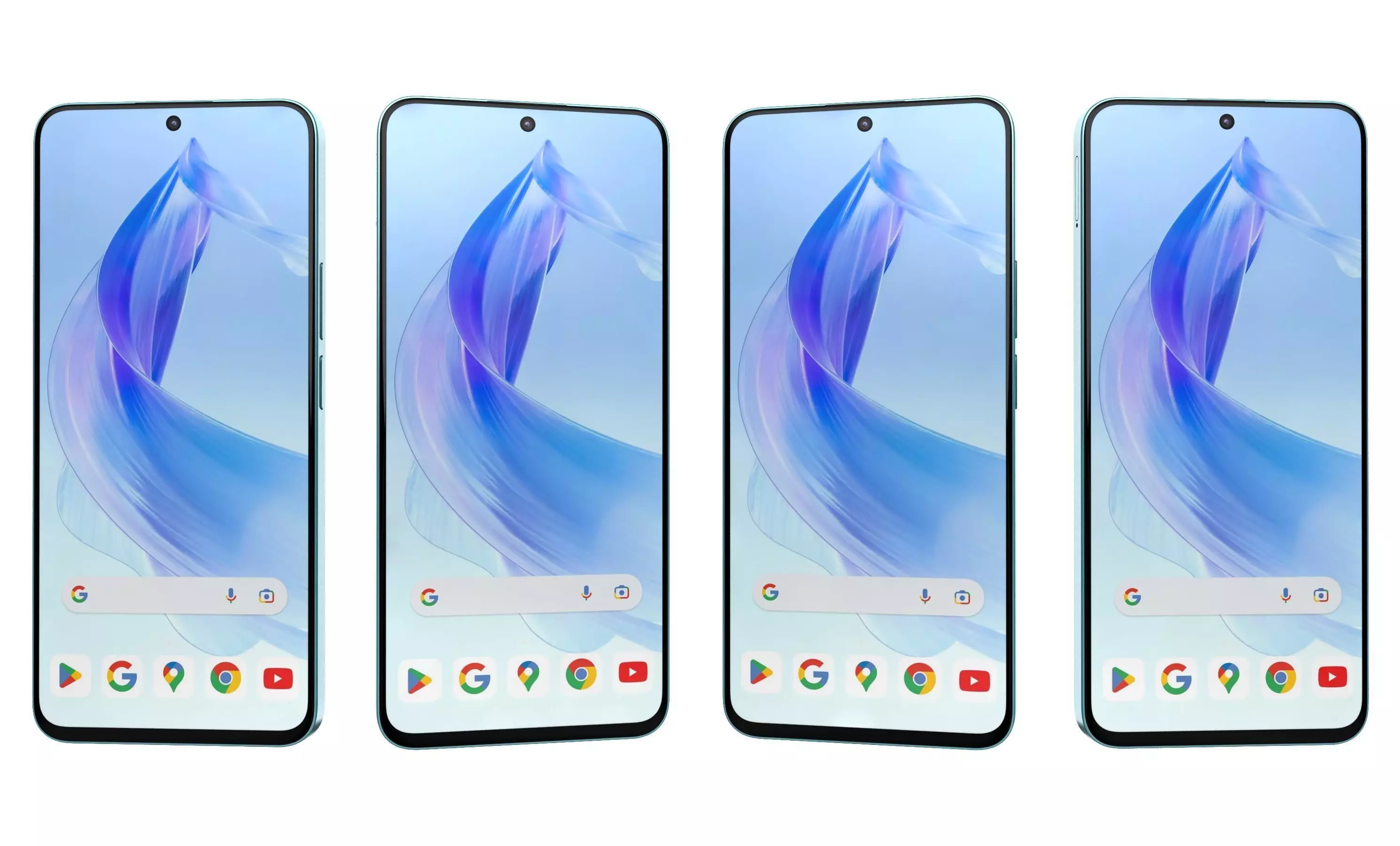 Honor 90 Lite Blue  High Poly  3D model_29