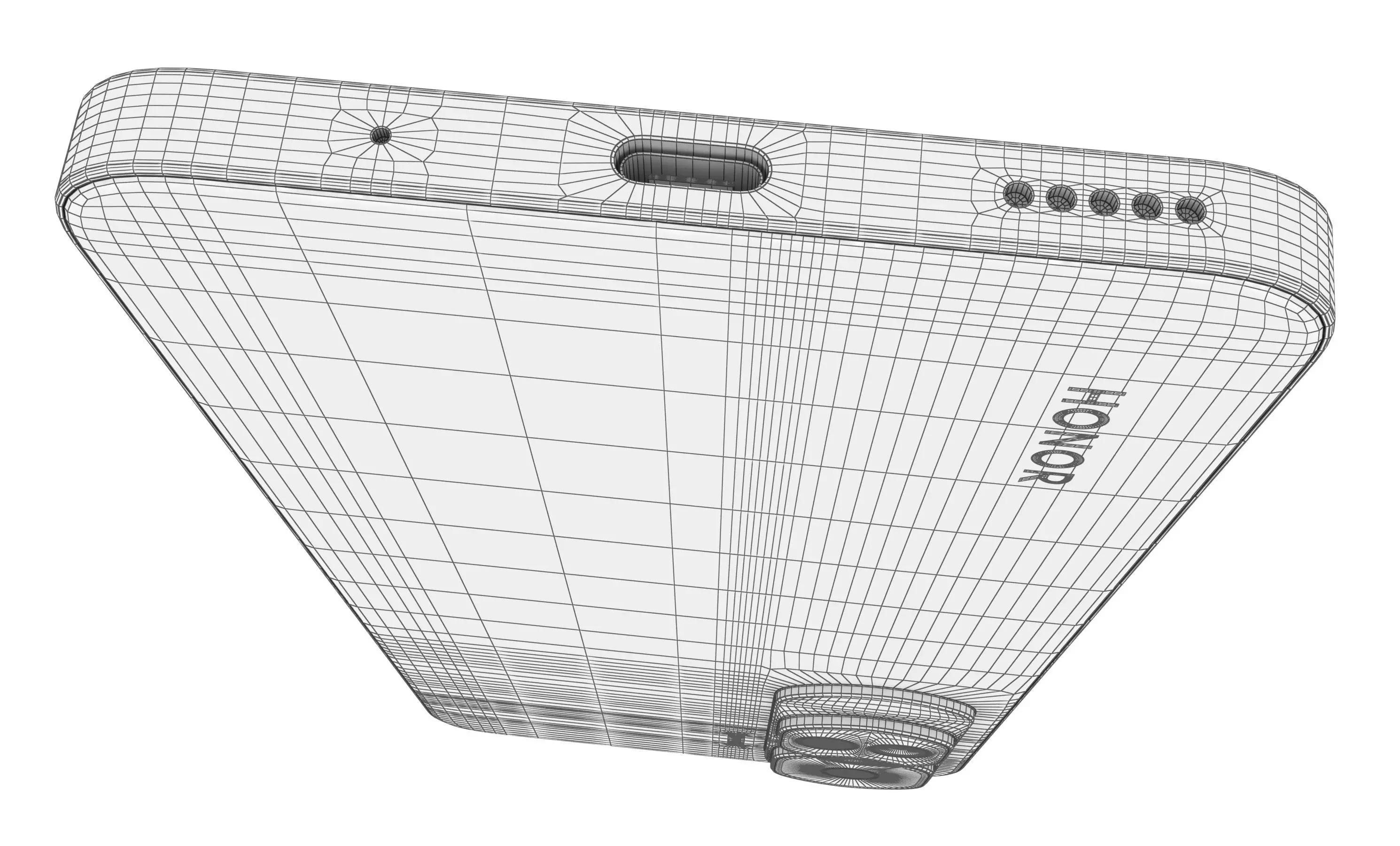 Honor 90 Lite Blue  High Poly  3D model_16