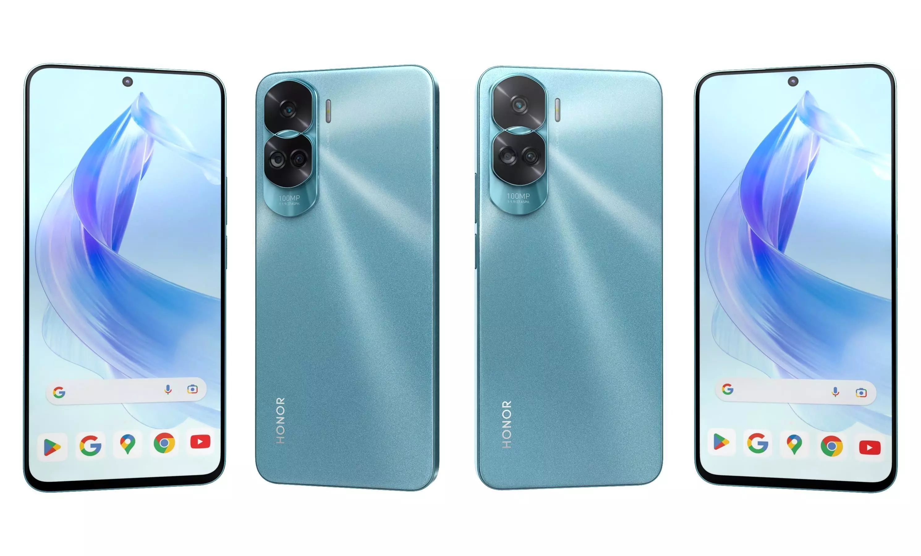 Honor 90 Lite Blue  High Poly  3D model_21