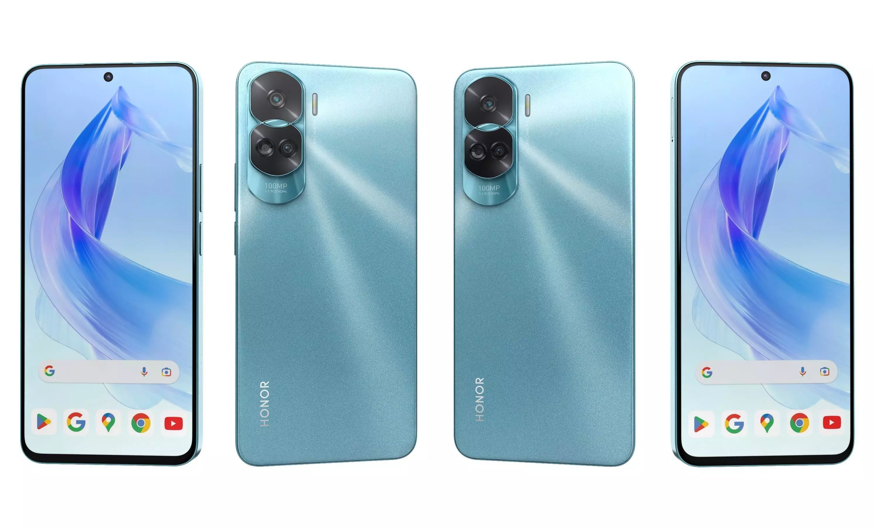 Honor 90 Lite Blue  High Poly  3D model_26