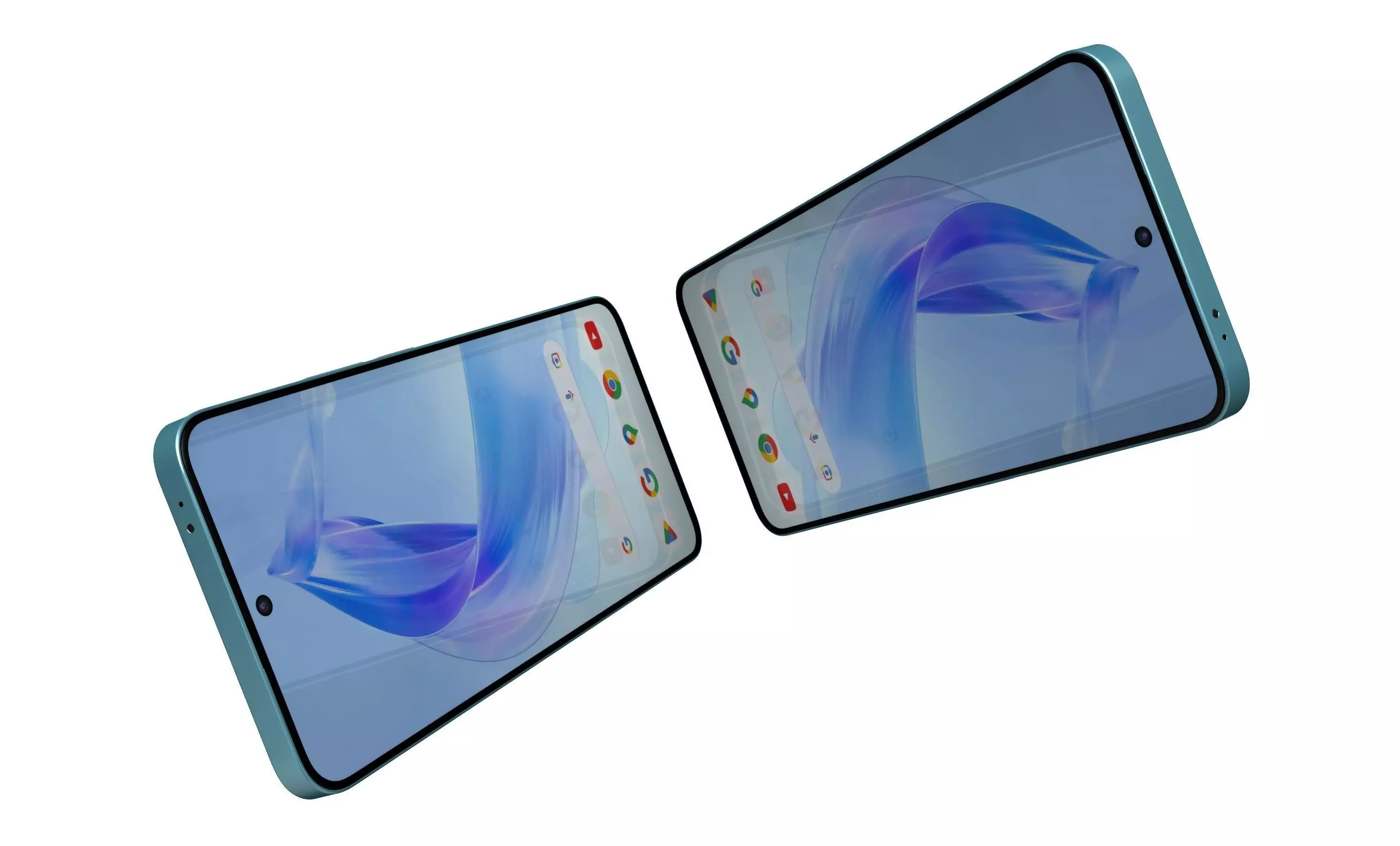 Honor 90 Lite Blue  High Poly  3D model_3