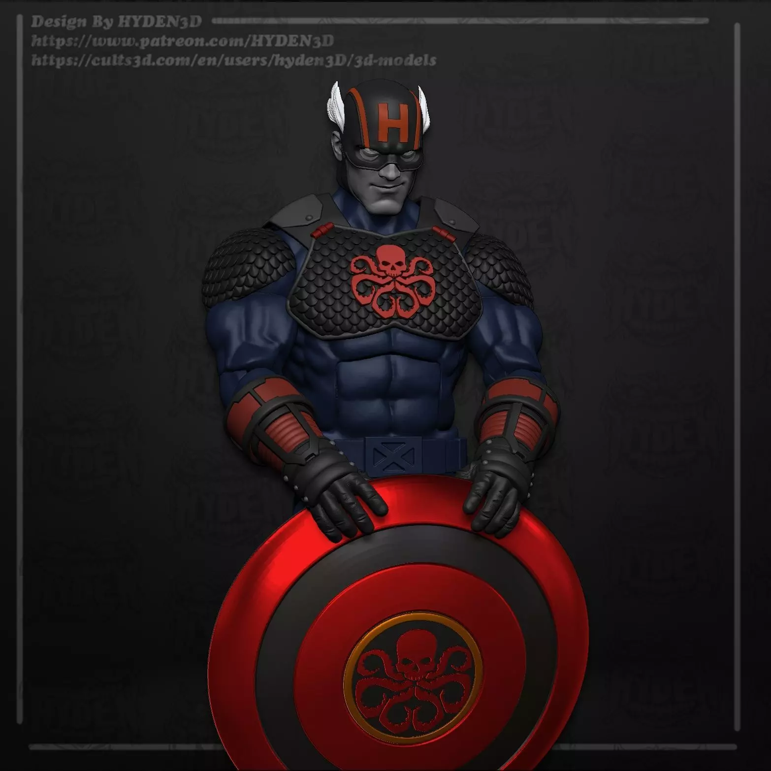 captain kit 3D print model_3