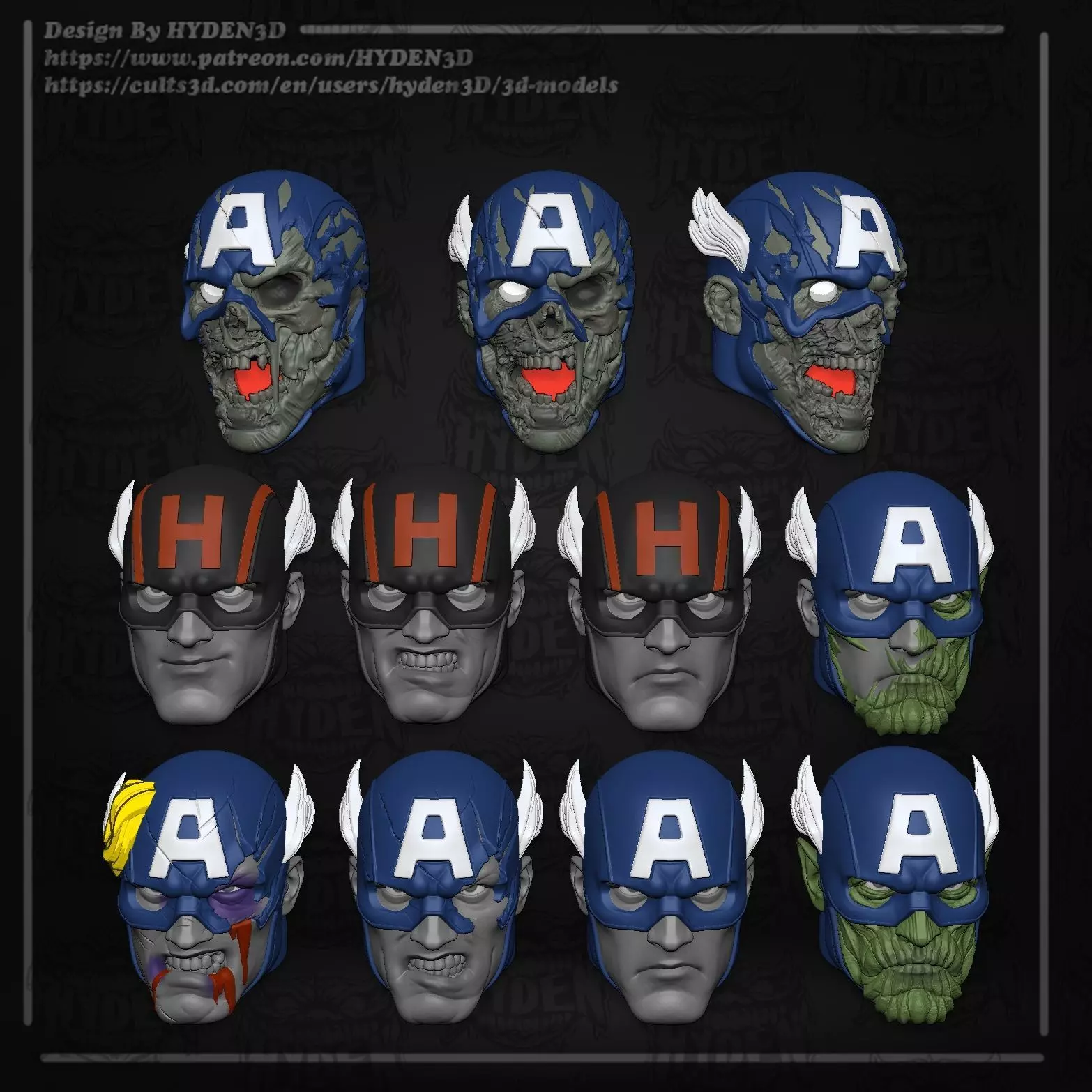 captain kit 3D print model_0