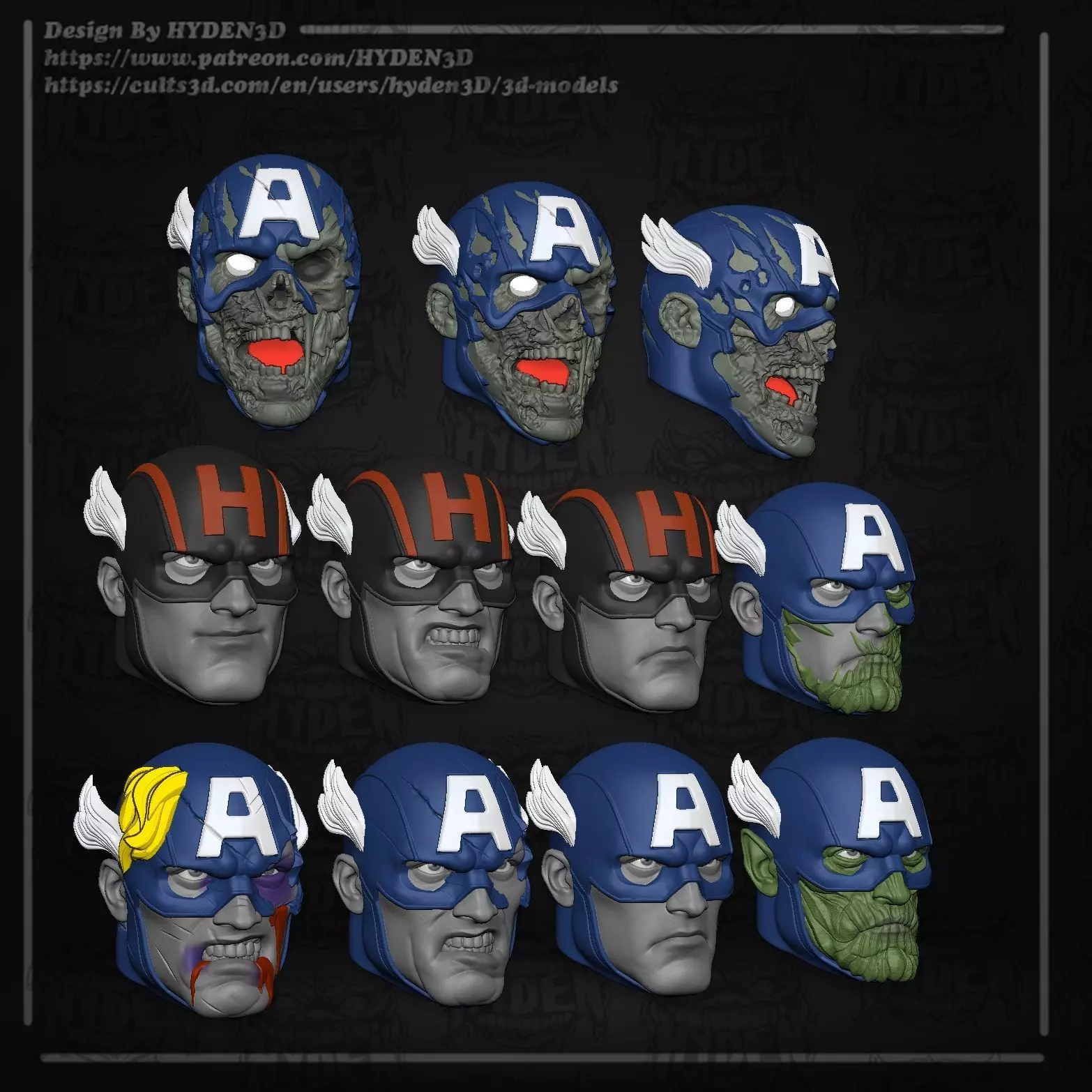 captain kit 3D print model_7