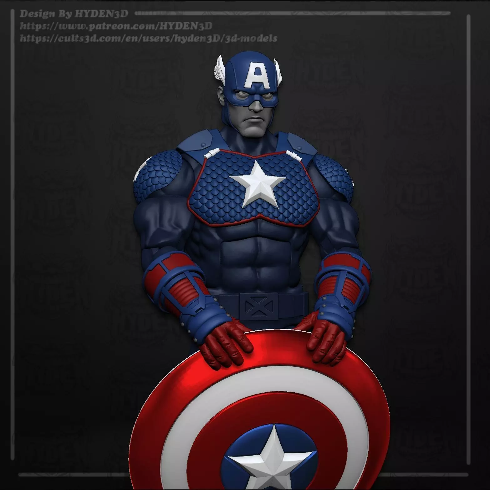 captain kit 3D print model_5
