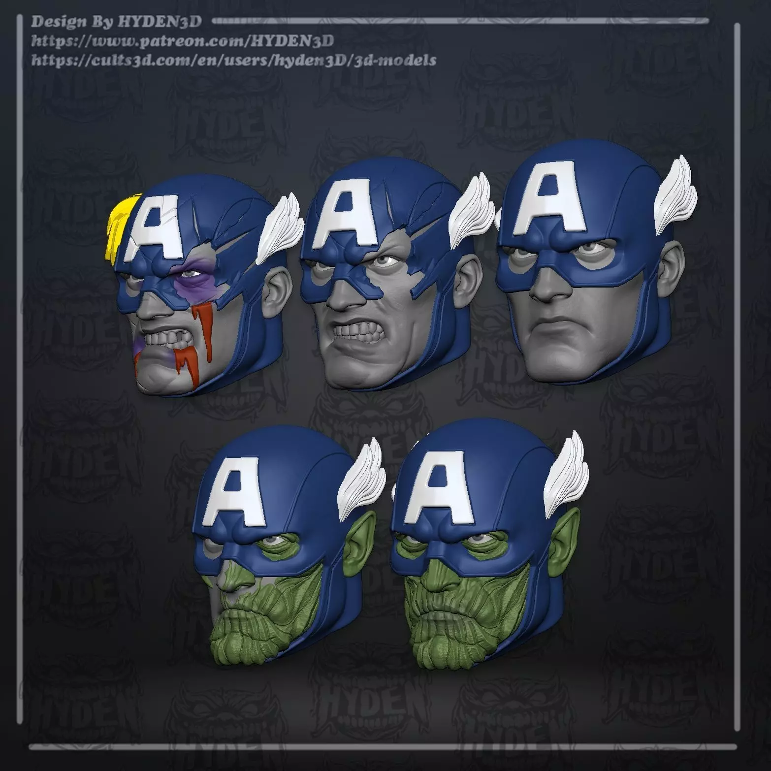 captain kit 3D print model_1