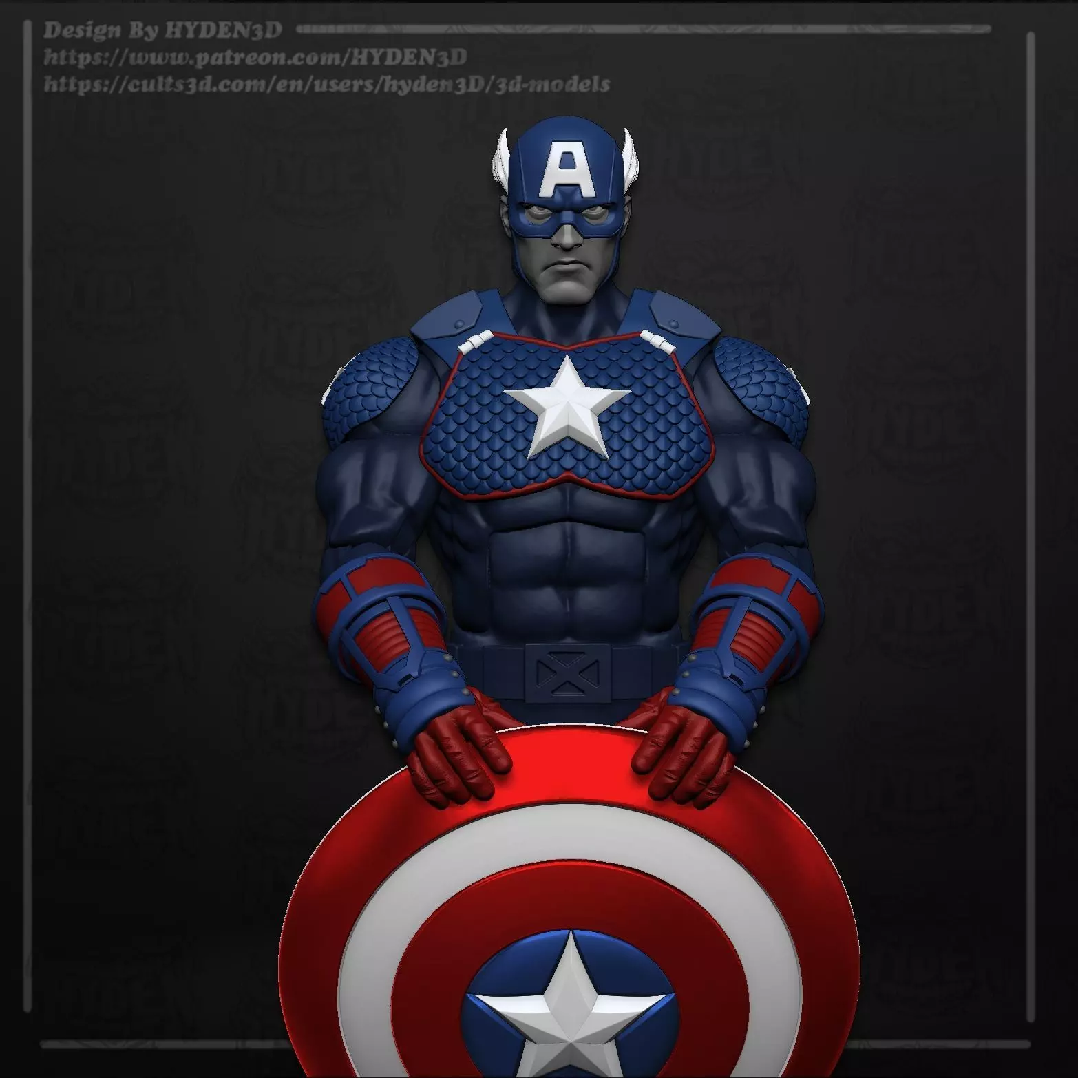 captain kit 3D print model_4