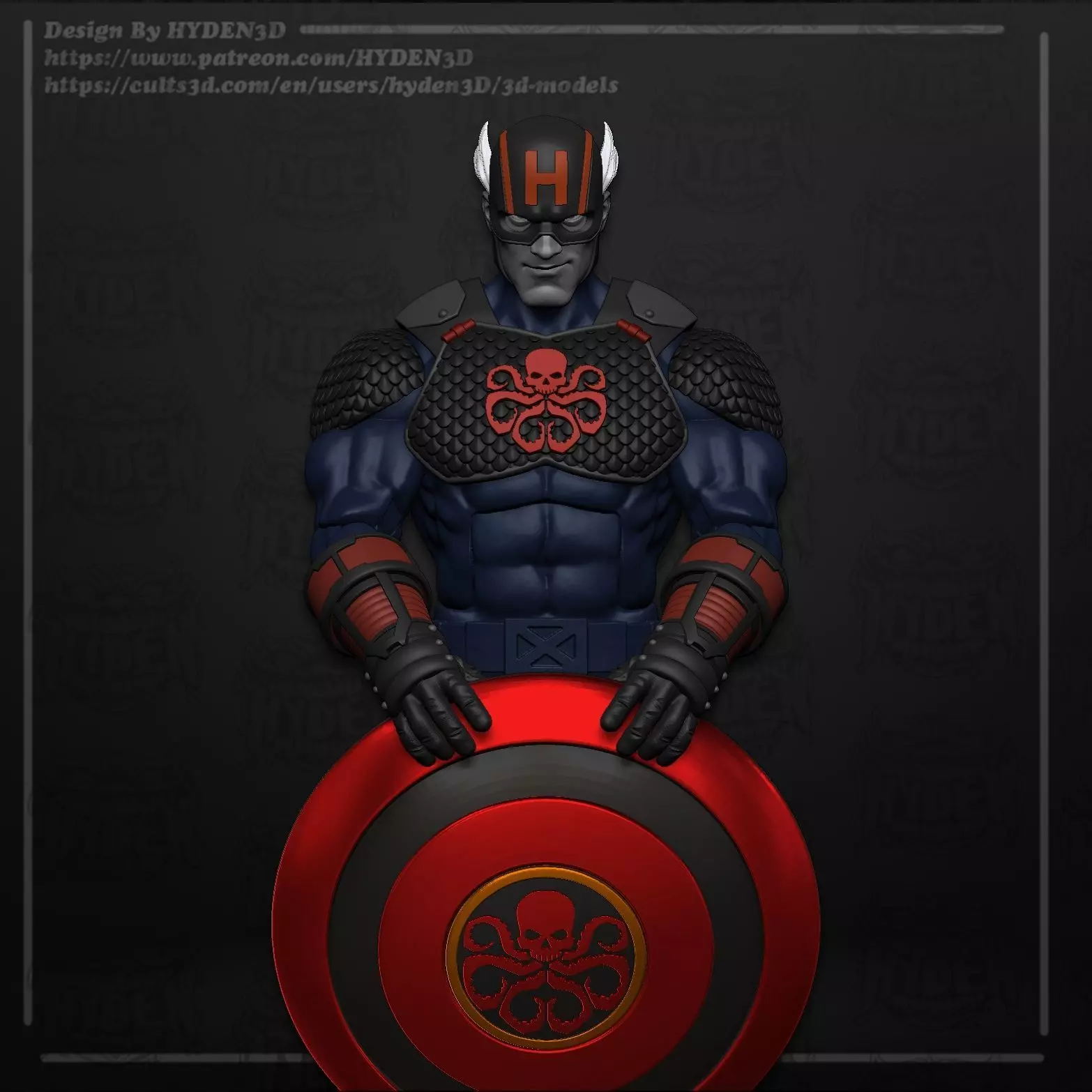 captain kit 3D print model_2