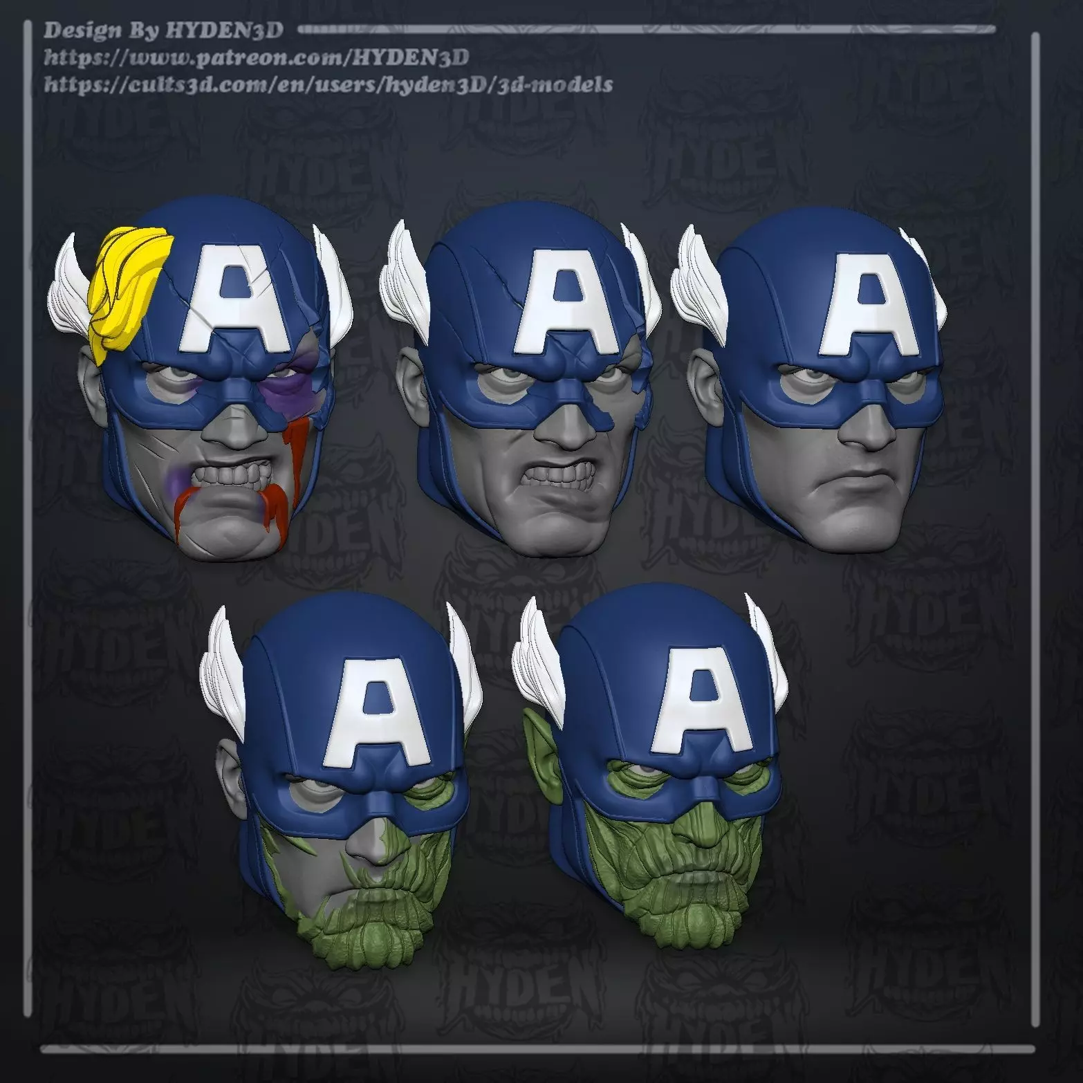 captain kit 3D print model_20