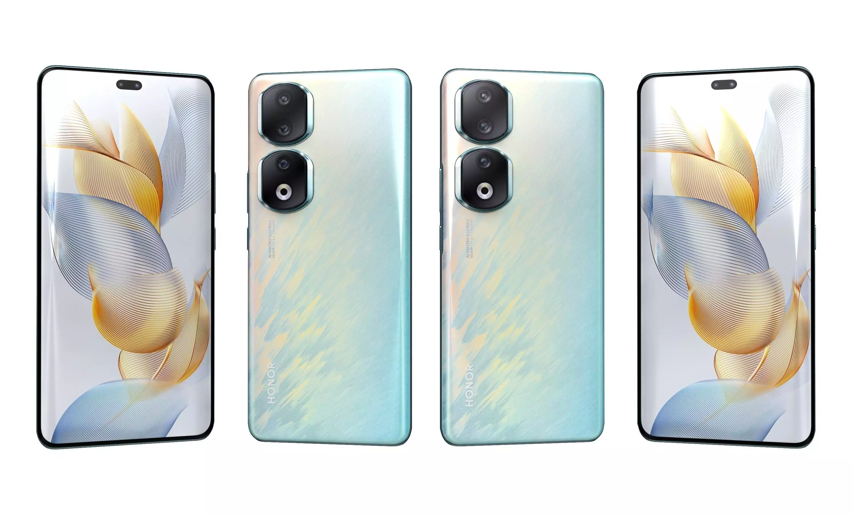 Honor 90 Pro All Colors High Poly 3D model_20