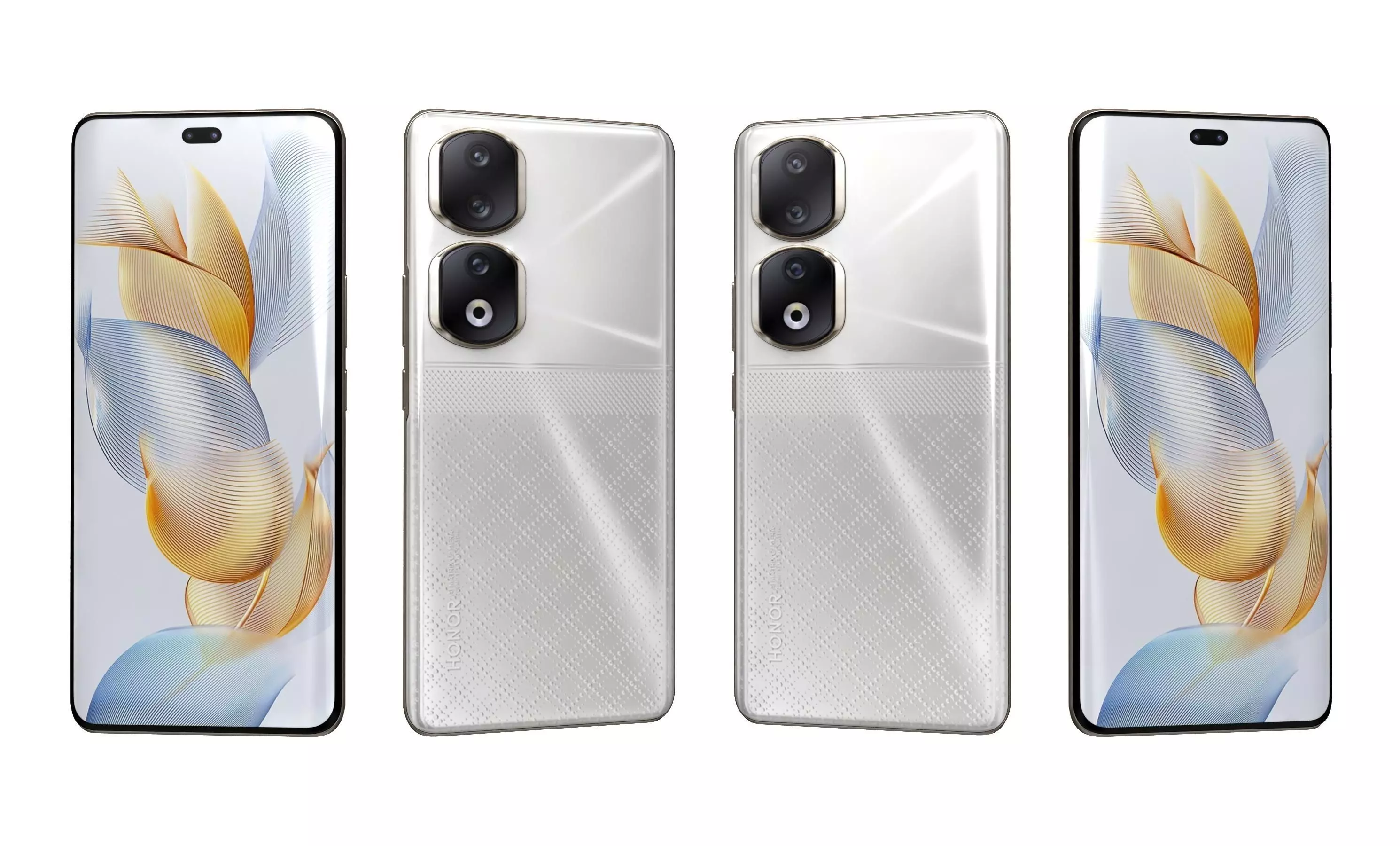 Honor 90 Pro All Colors High Poly 3D model_4