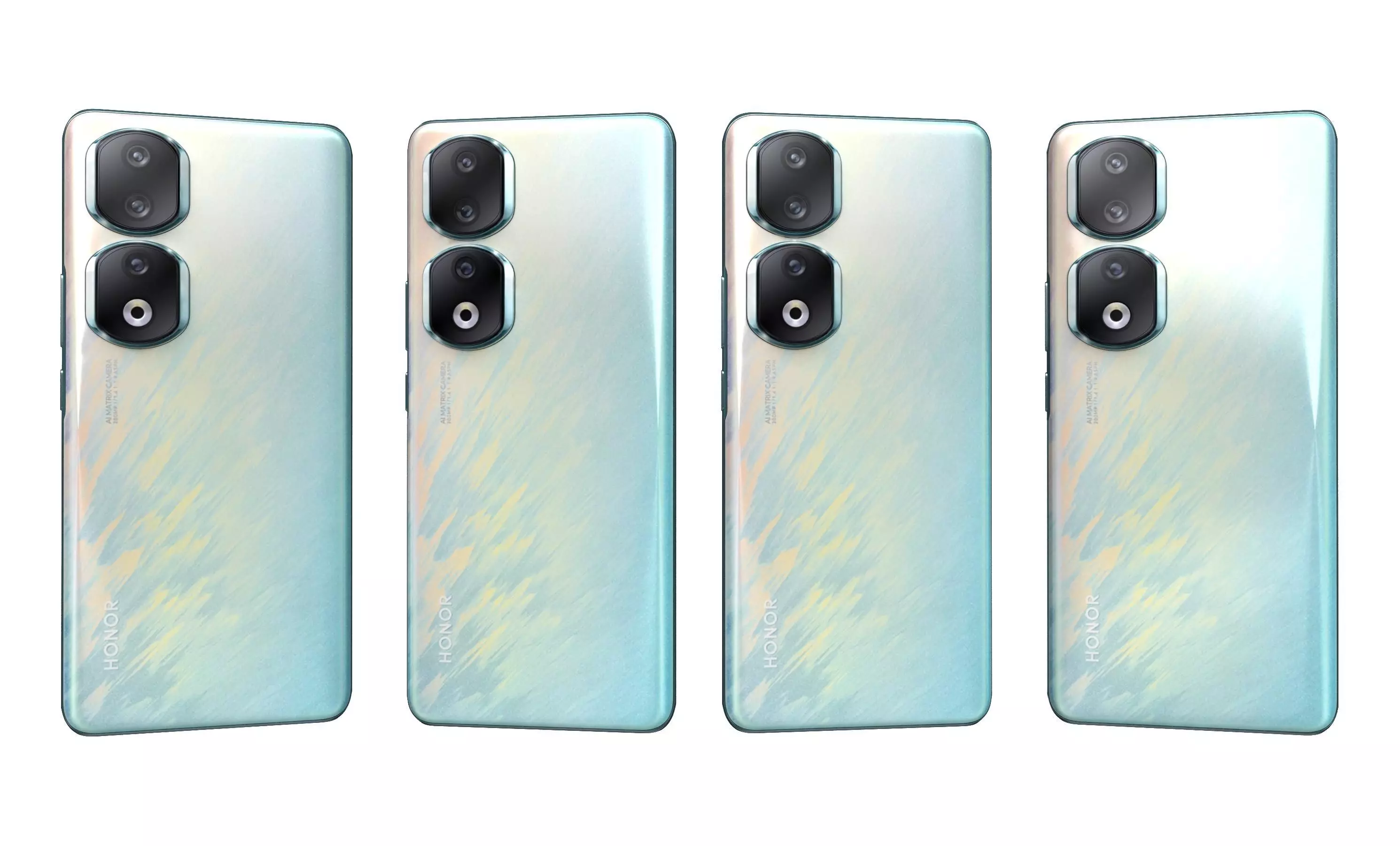 Honor 90 Pro All Colors High Poly 3D model_21